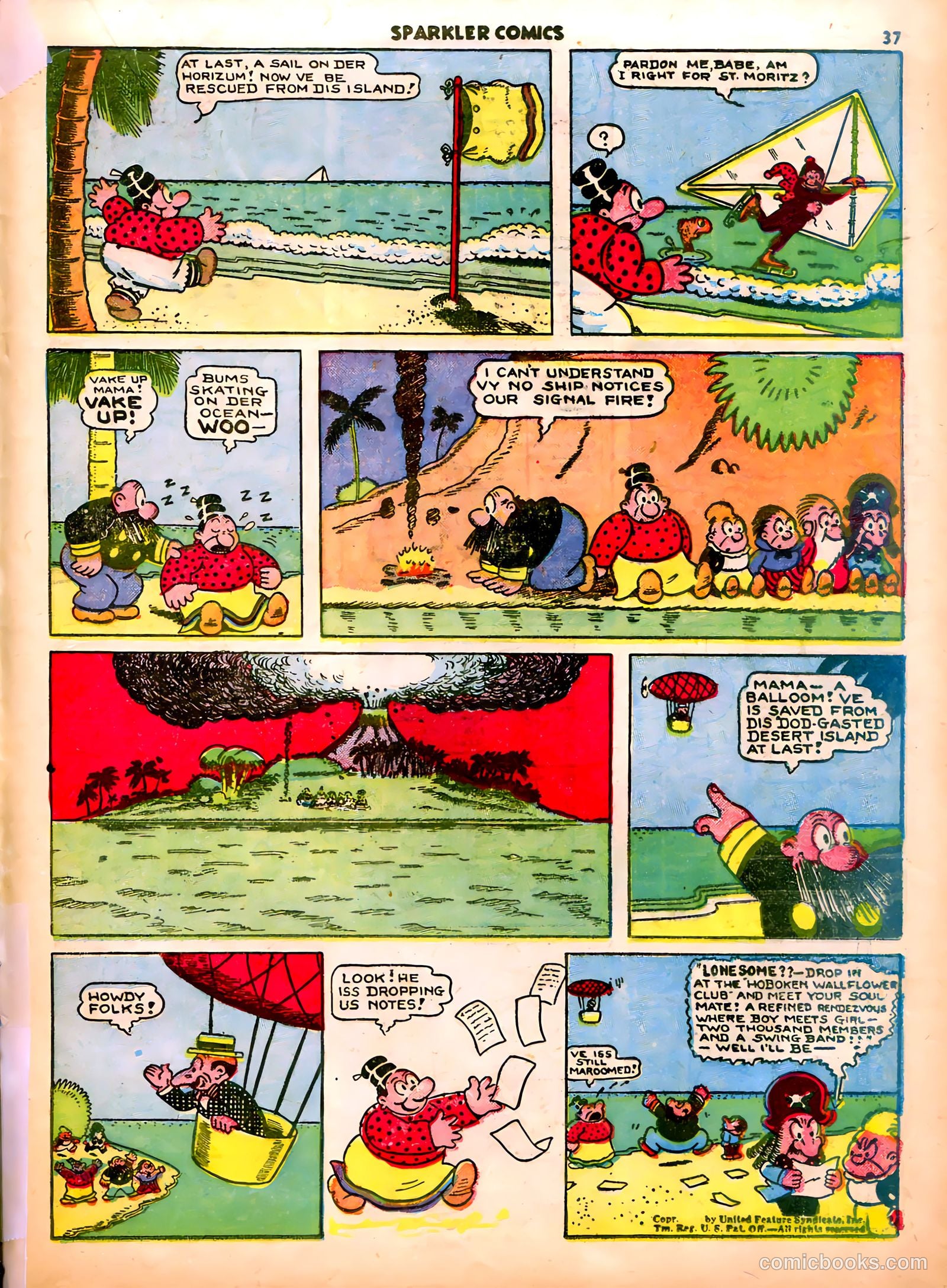 Sparkle Comics #8 (1949) — page 27 of 56