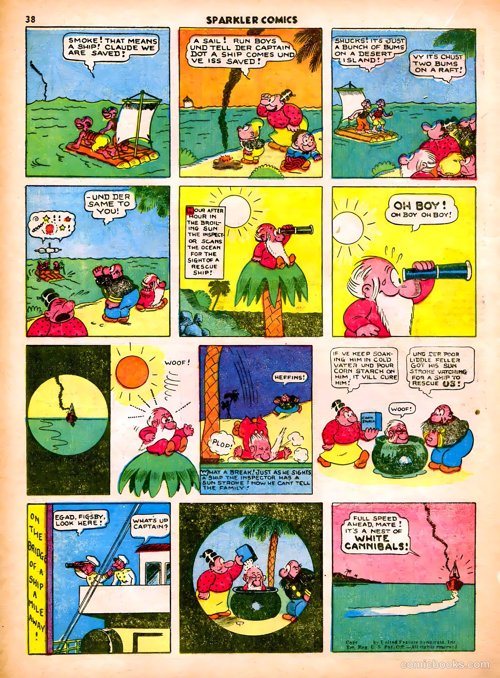 Sparkle Comics #8 (1949) — page 28 of 56