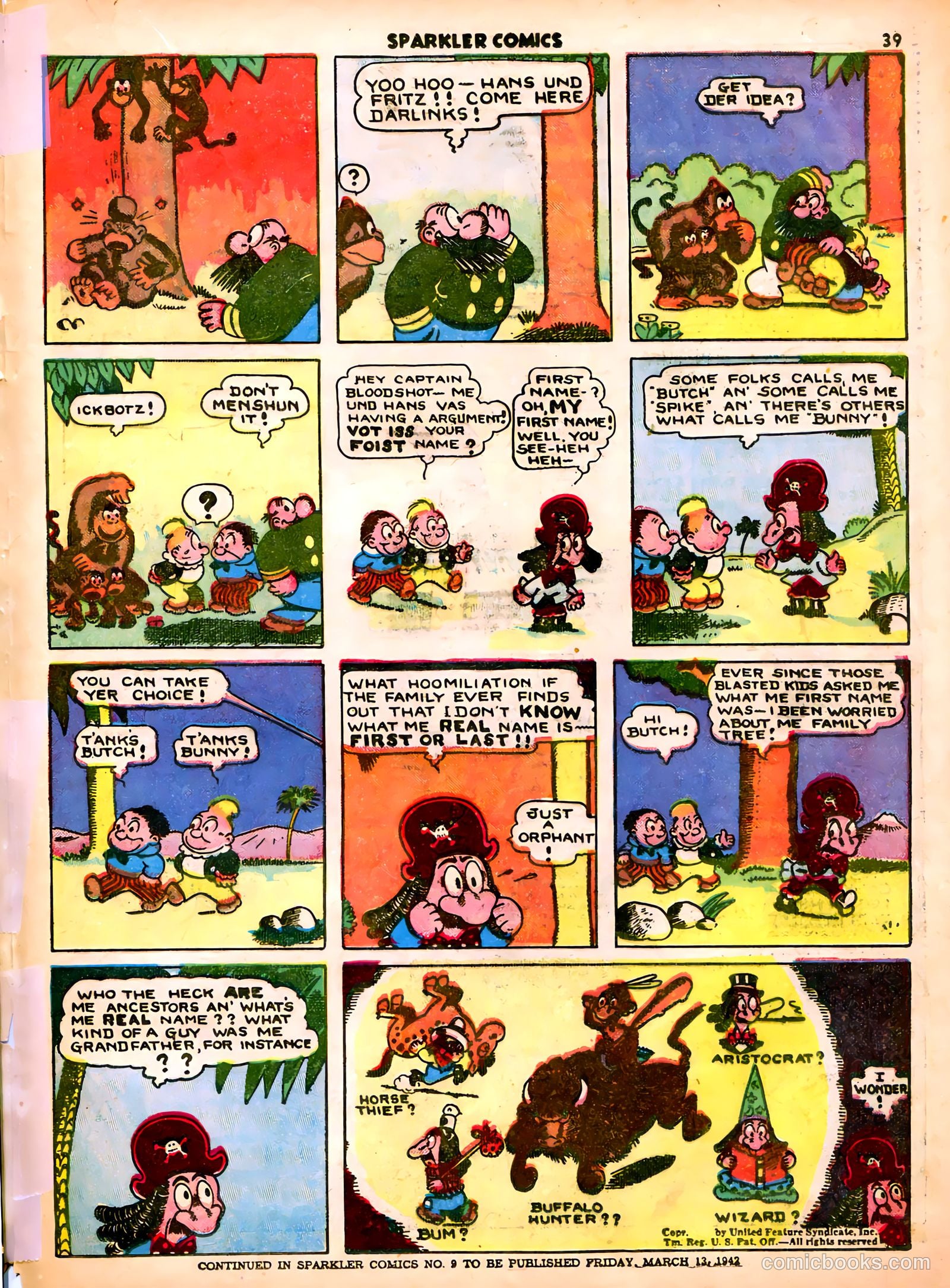 Sparkle Comics #8 (1949) — page 29 of 56