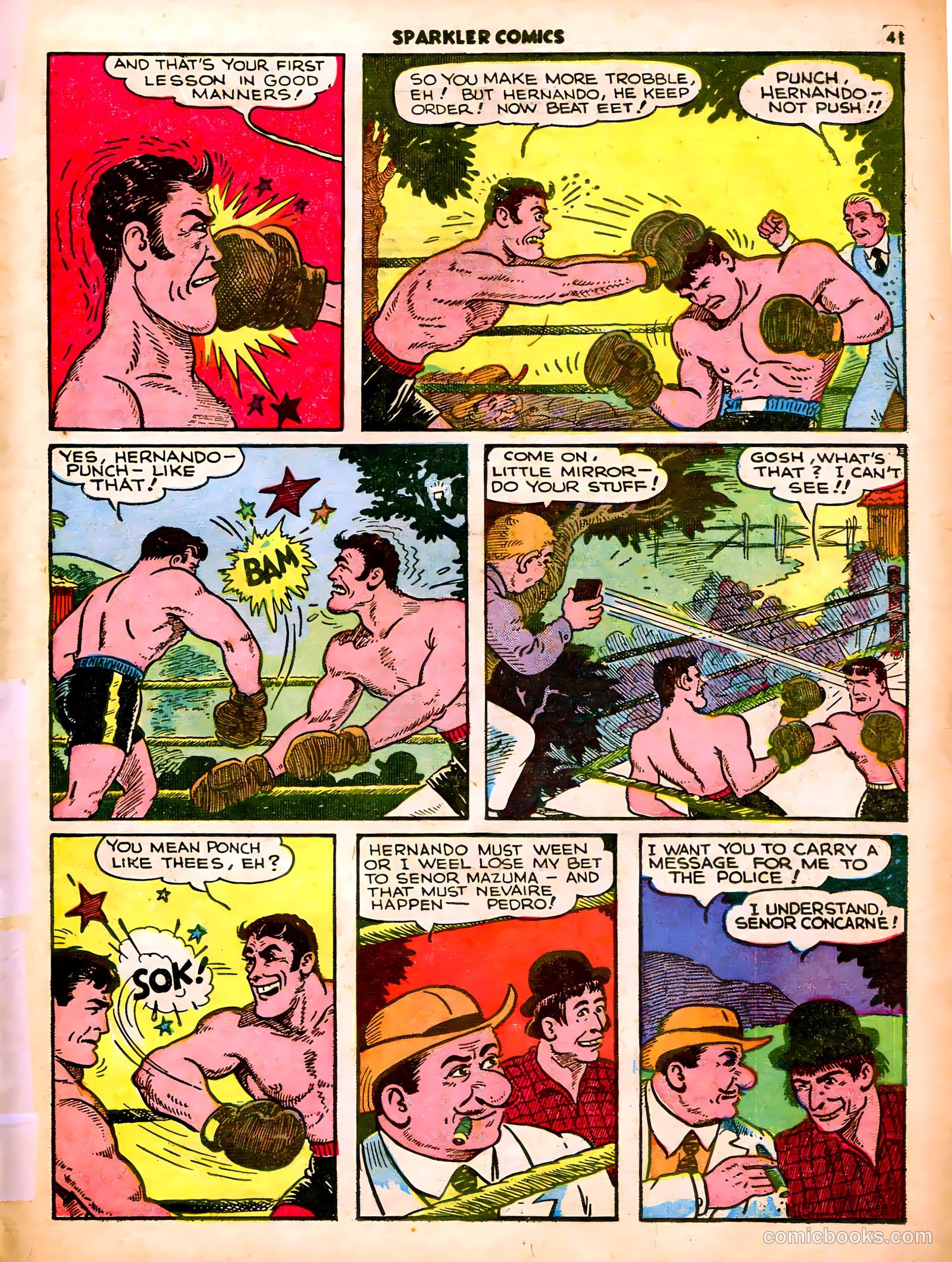 Sparkle Comics #8 (1949) — page 31 of 56