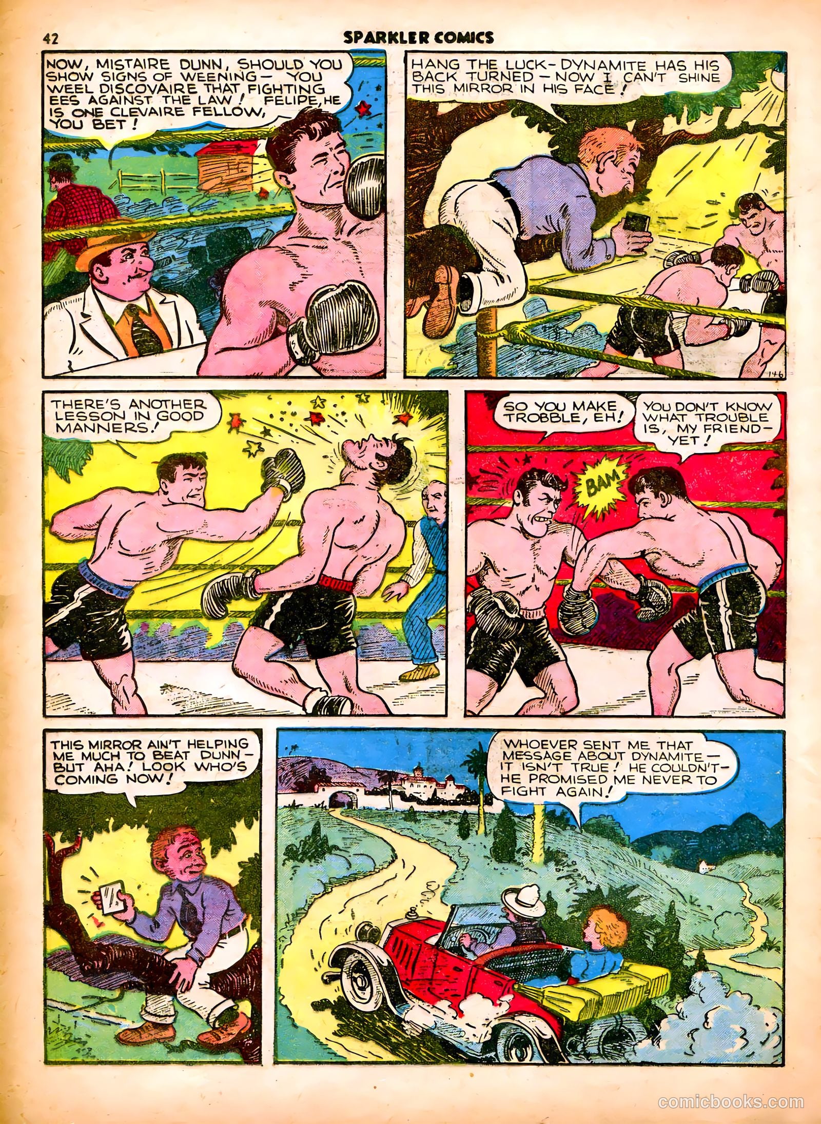 Sparkle Comics #8 (1949) — page 32 of 56