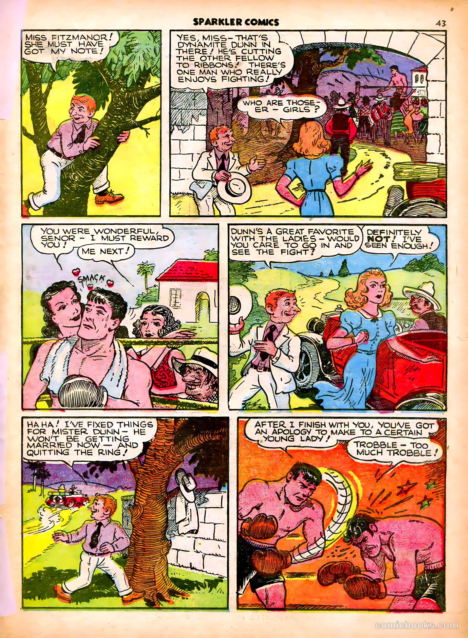Sparkle Comics #8 (1949) — page 33 of 56