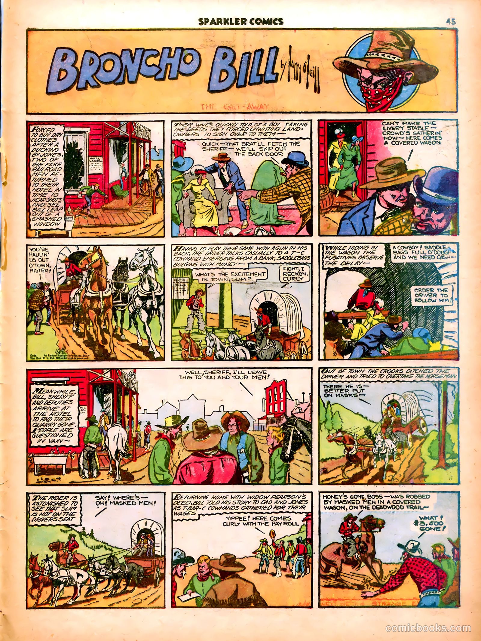 Sparkle Comics #8 (1949) — page 35 of 56