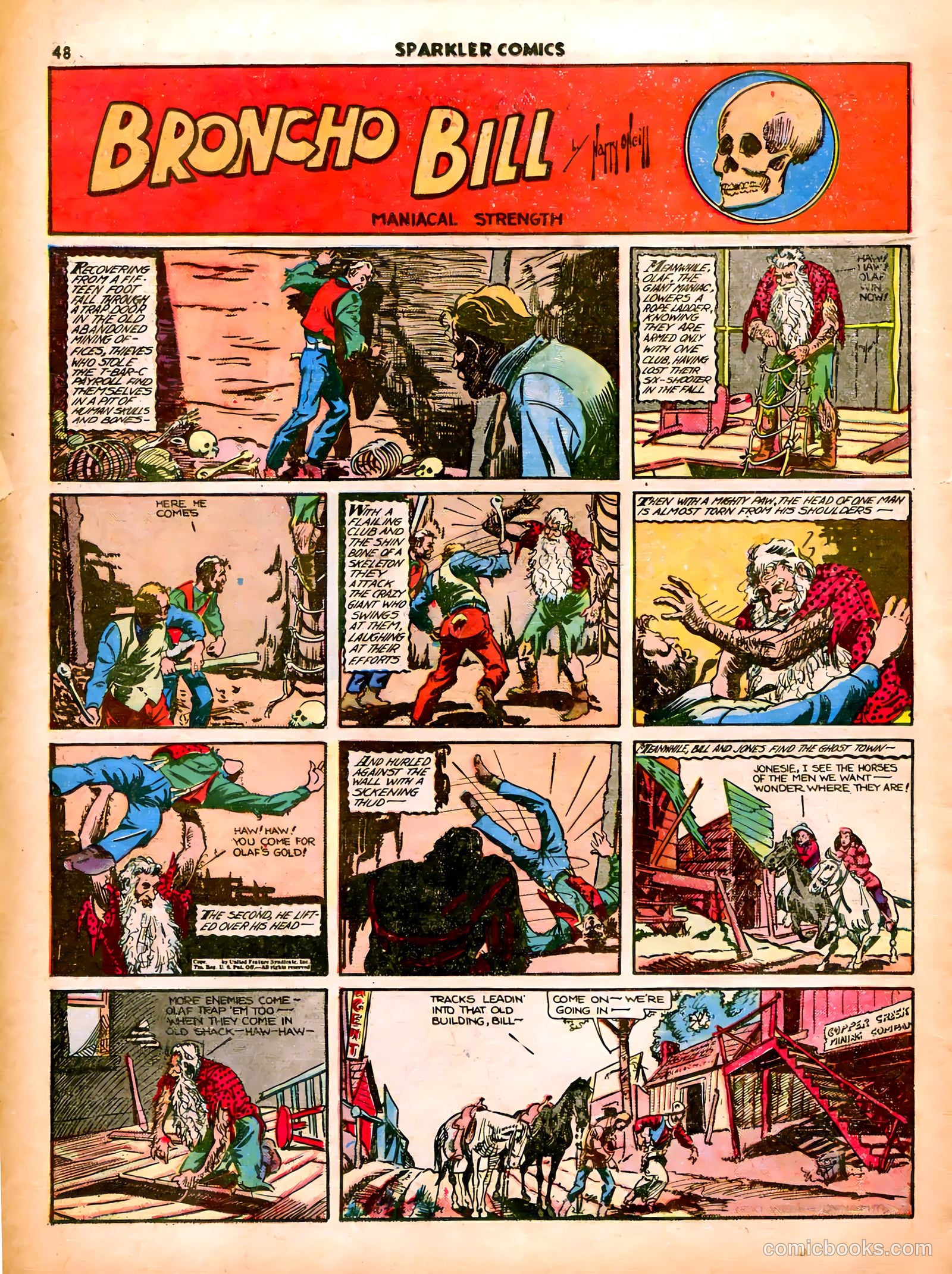 Sparkle Comics #8 (1949) — page 38 of 56
