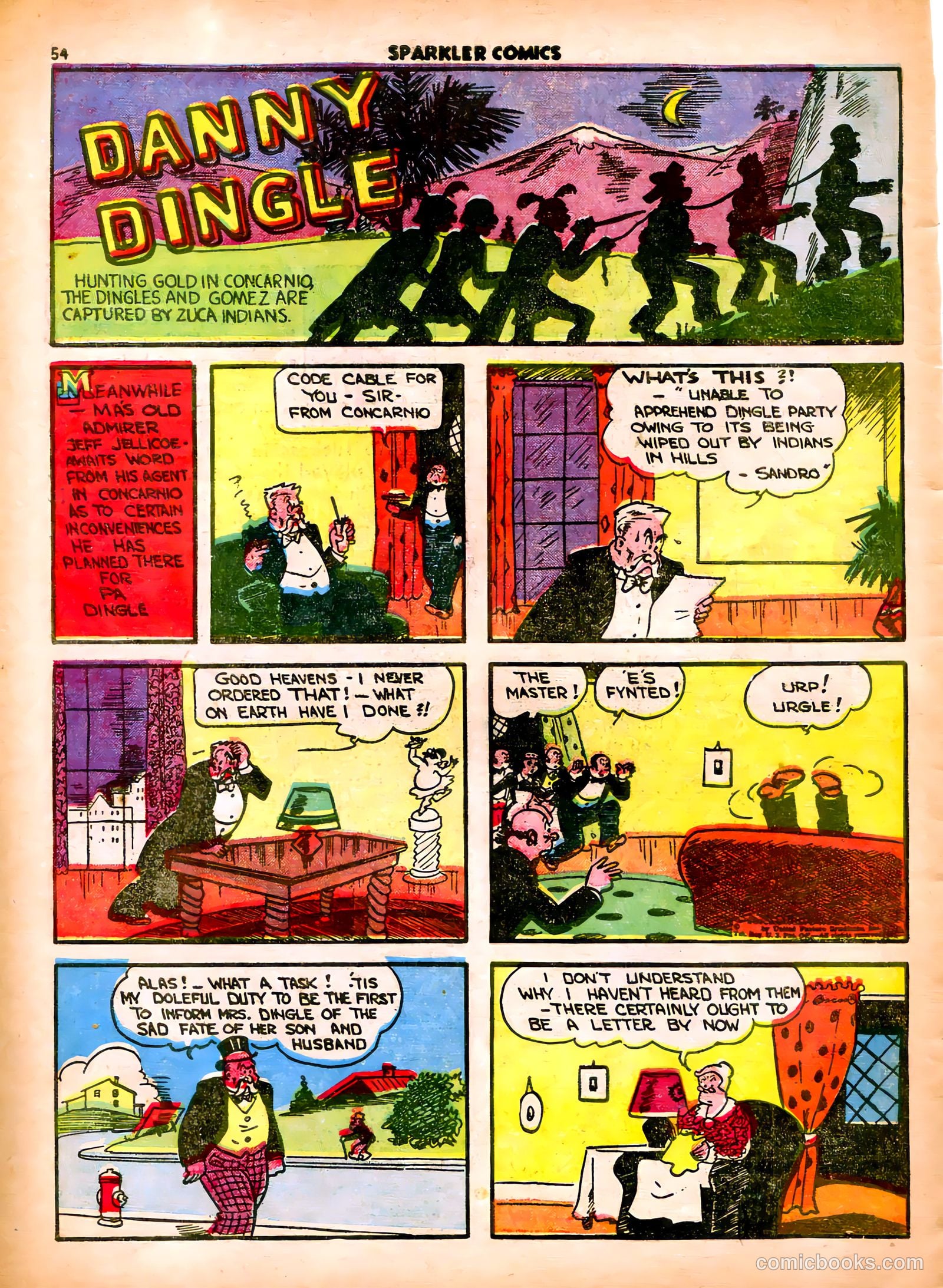 Sparkle Comics #8 (1949) — page 44 of 56