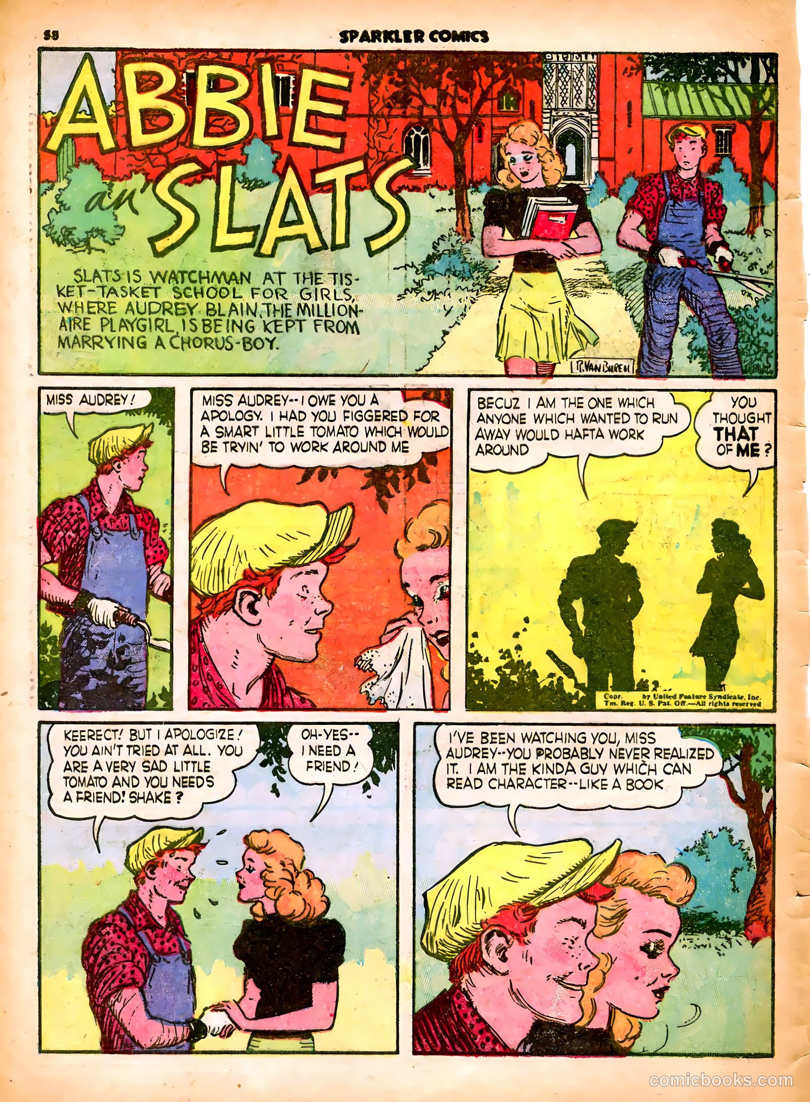 Sparkle Comics #8 (1949) — page 48 of 56