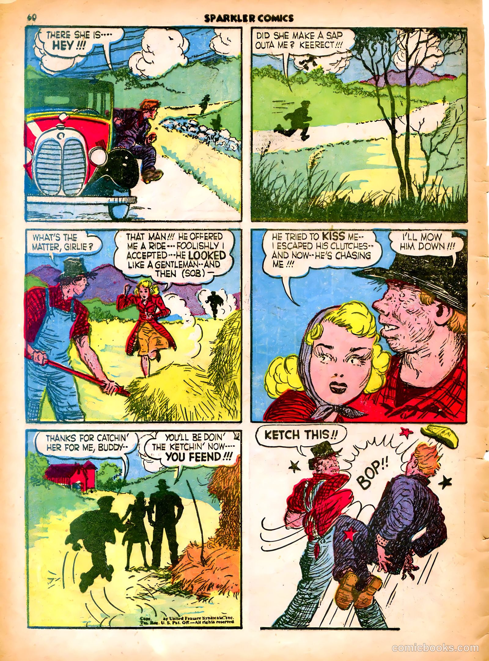 Sparkle Comics #8 (1949) — page 50 of 56