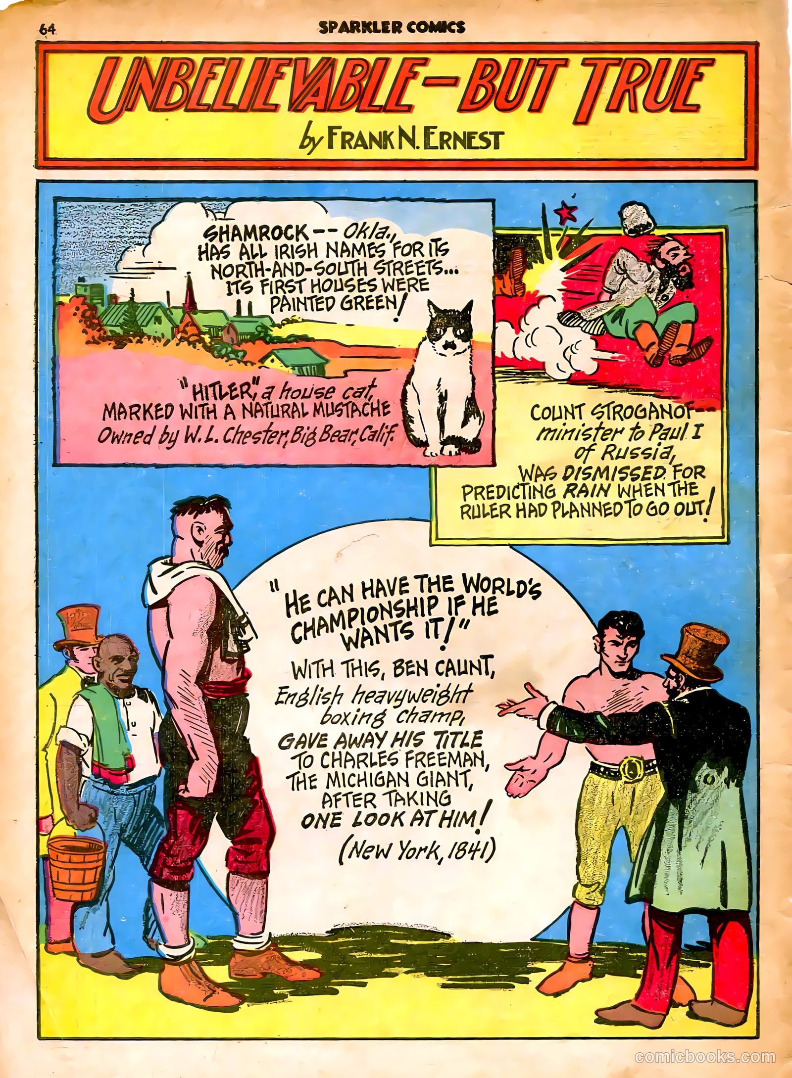 Sparkle Comics #8 (1949) — page 54 of 56