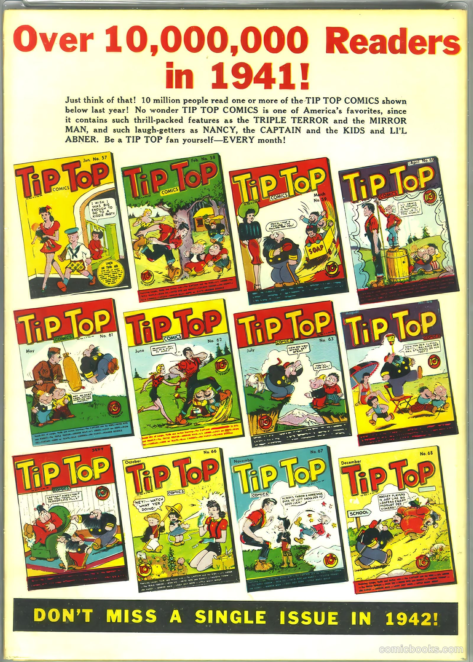 Sparkle Comics #8 (1949) — page 56 of 56