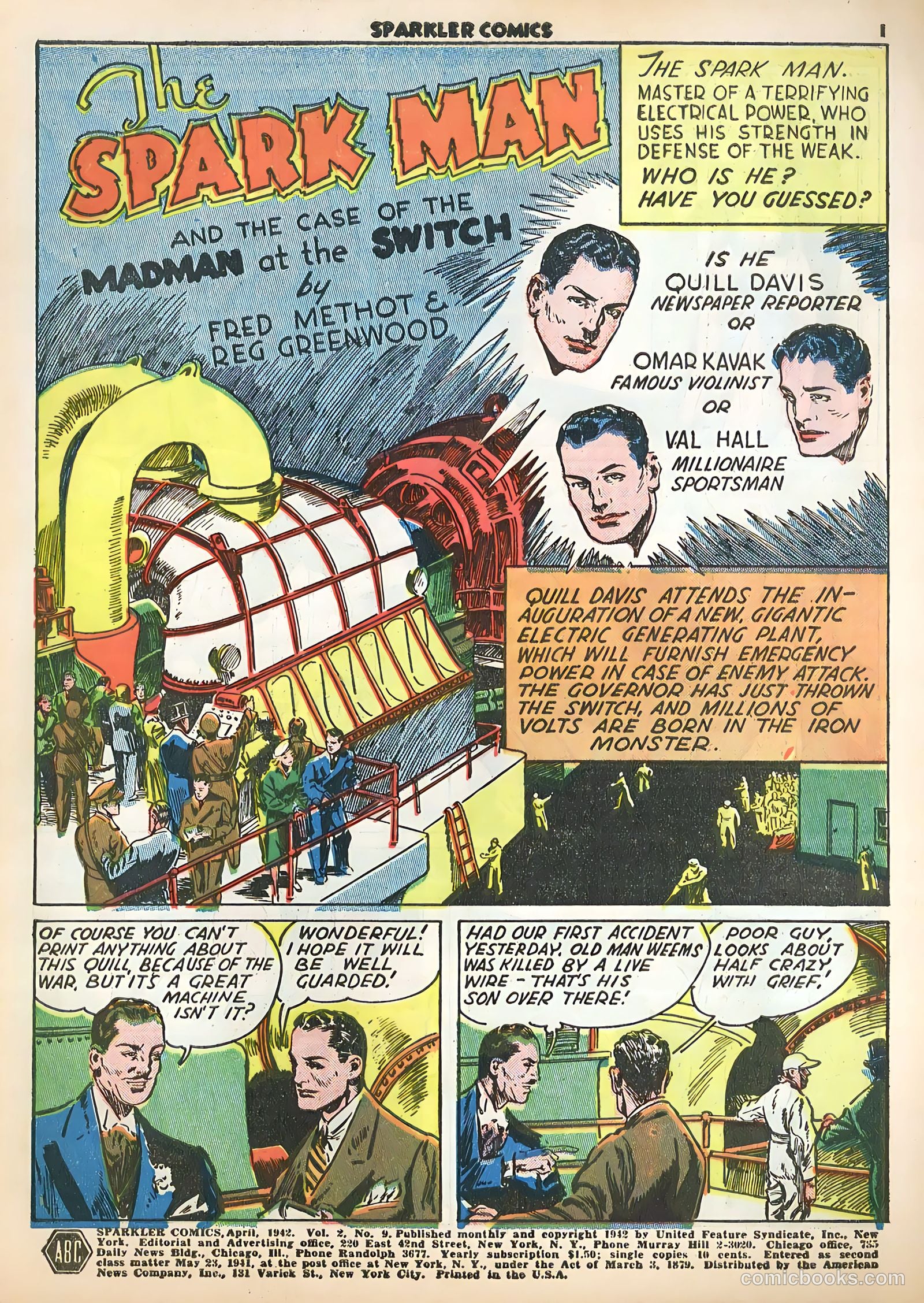 Sparkle Comics #9 (1950) — page 3 of 55