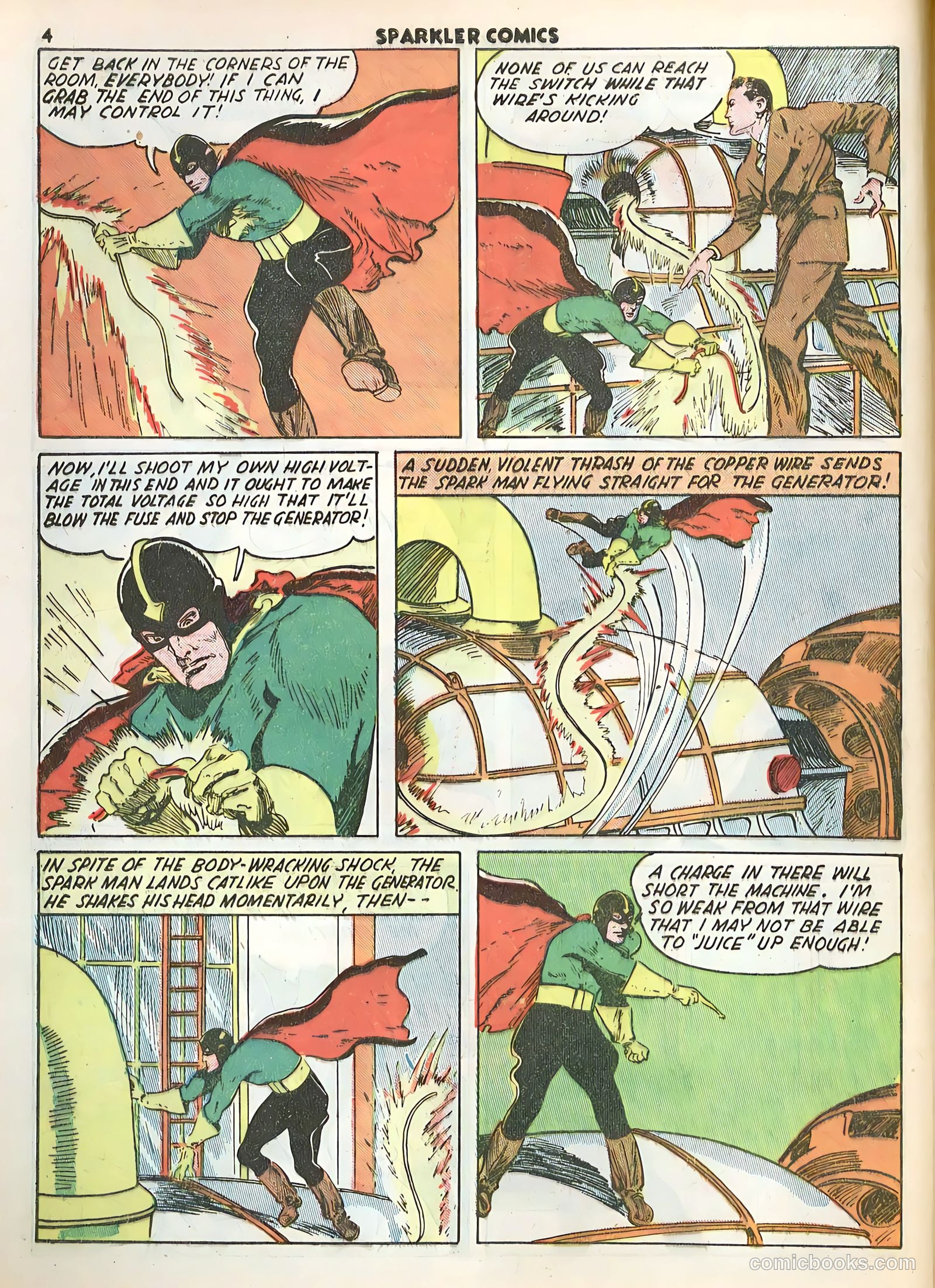 Sparkle Comics #9 (1950) — page 6 of 55
