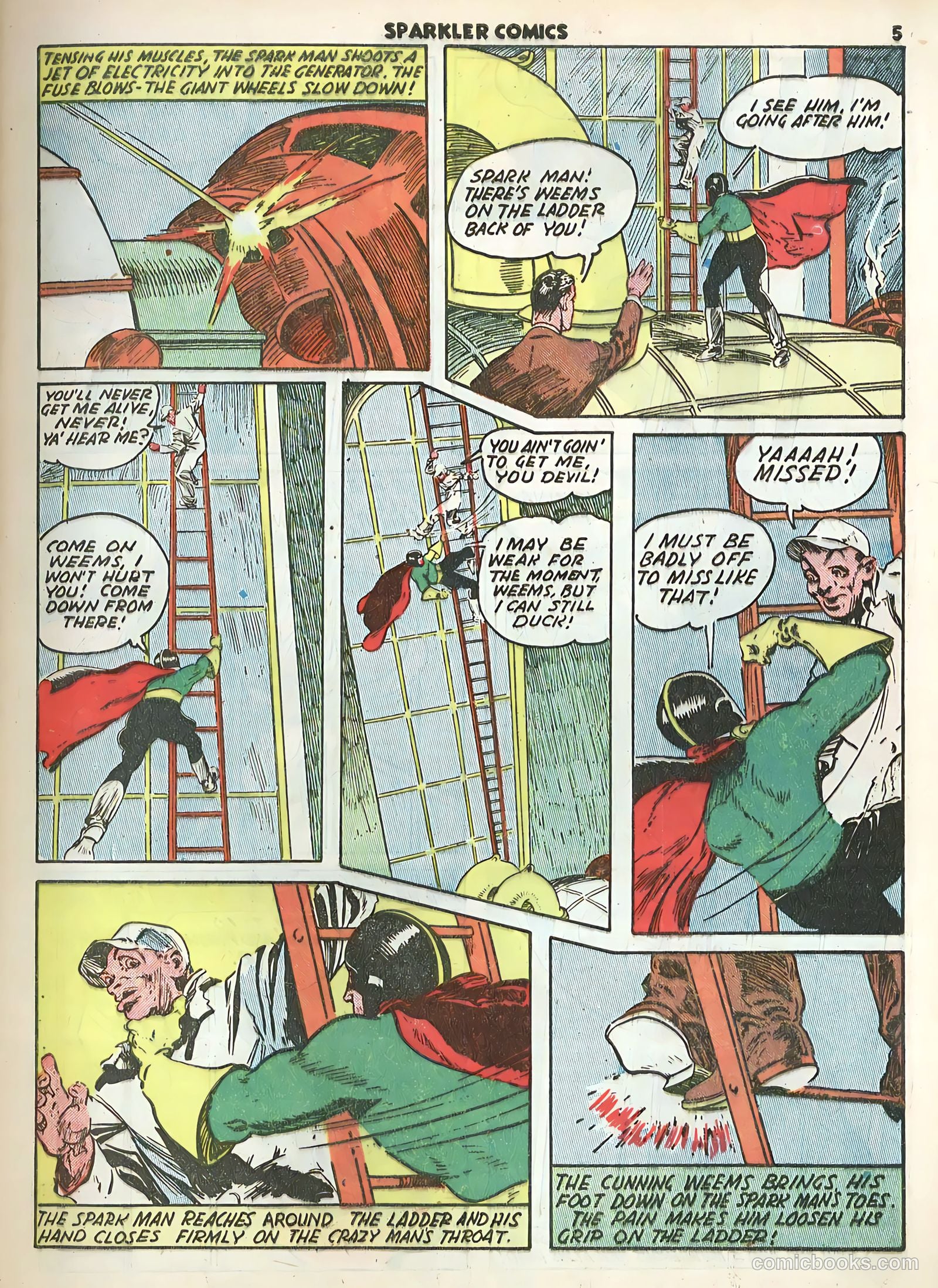Sparkle Comics #9 (1950) — page 7 of 55