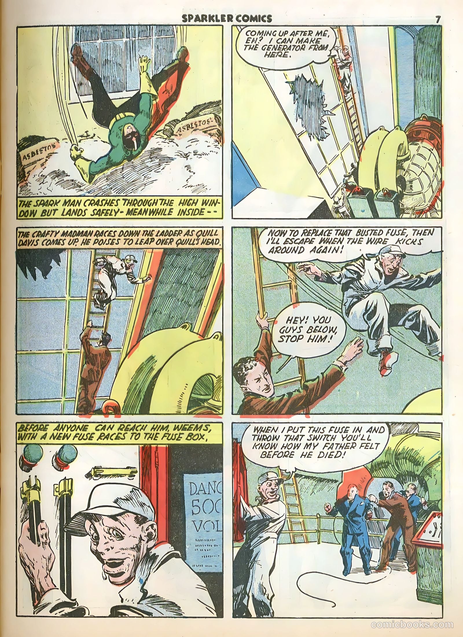 Sparkle Comics #9 (1950) — page 9 of 55