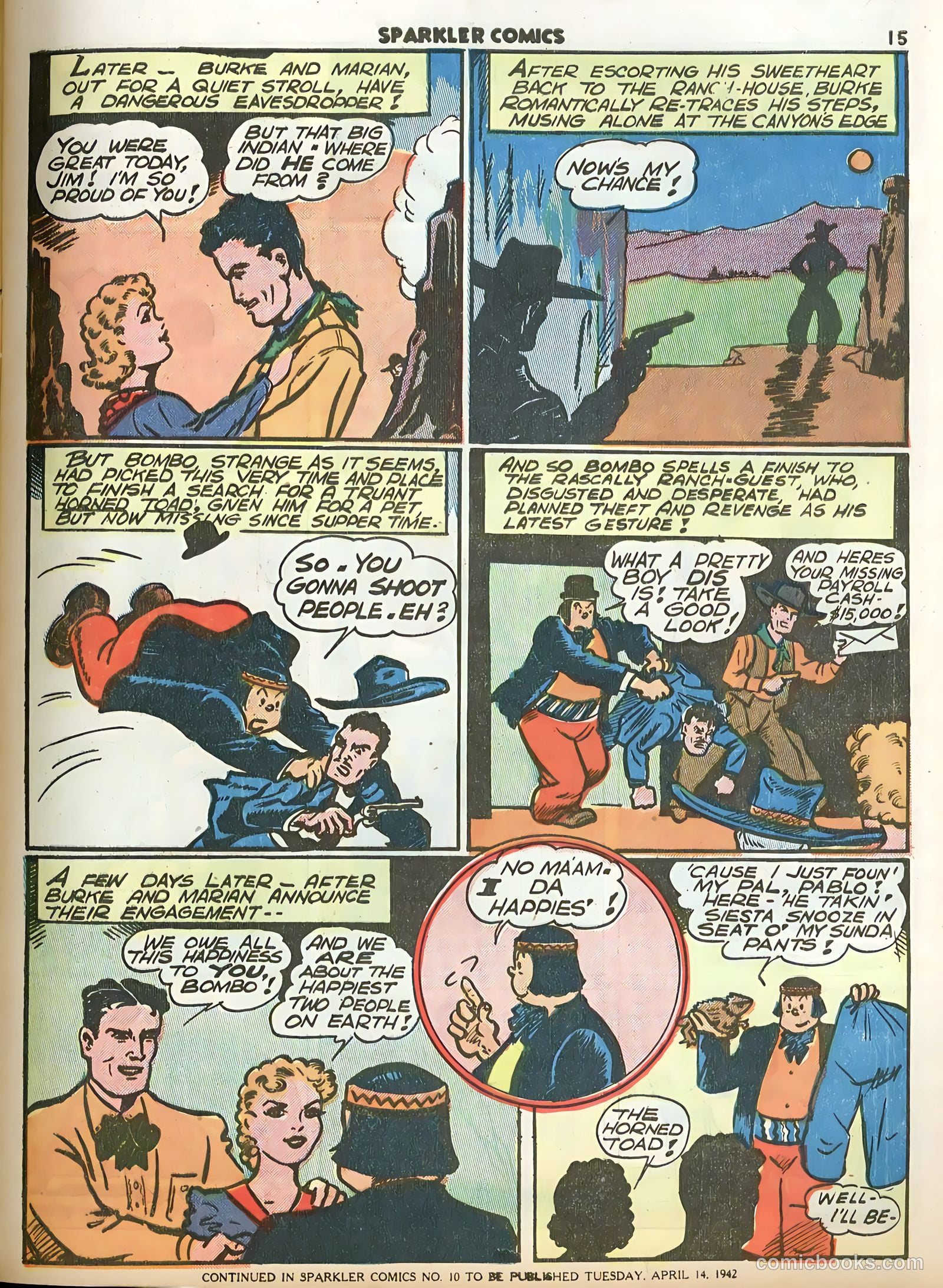 Sparkle Comics #9 (1950) — page 17 of 55