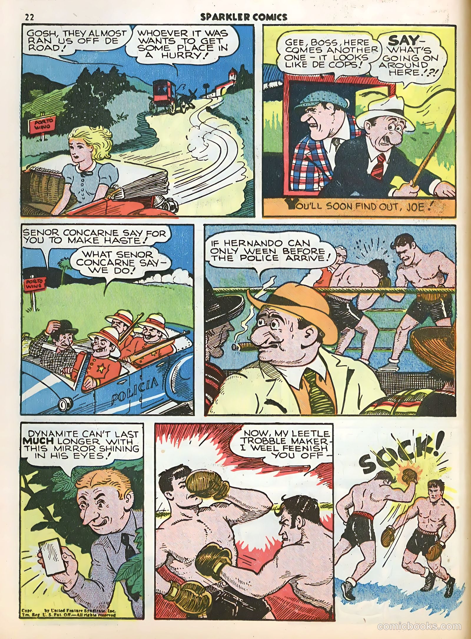 Sparkle Comics #9 (1950) — page 19 of 55