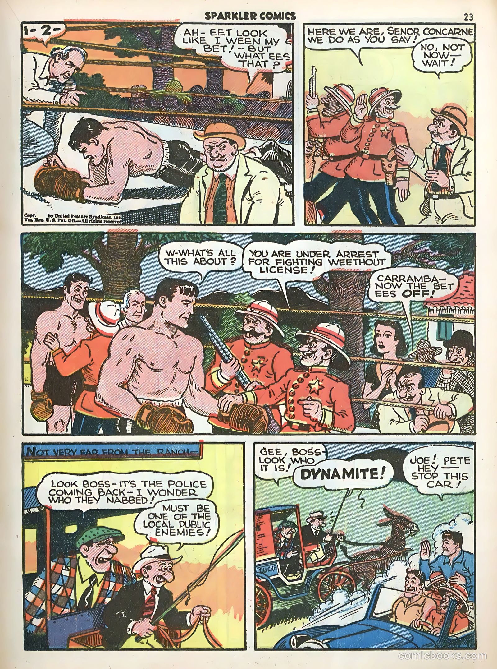 Sparkle Comics #9 (1950) — page 20 of 55