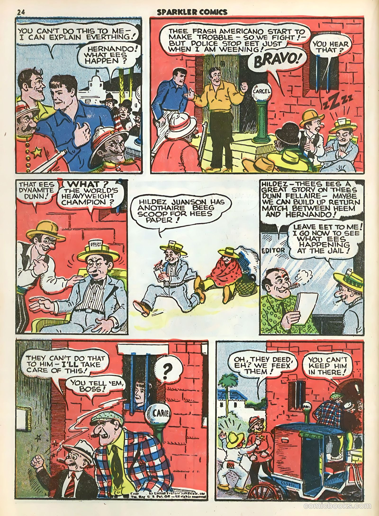 Sparkle Comics #9 (1950) — page 21 of 55
