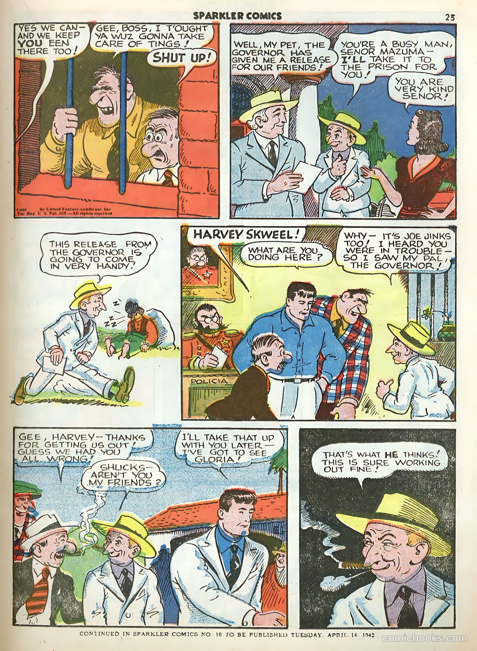 Sparkle Comics #9 (1950) — page 22 of 55