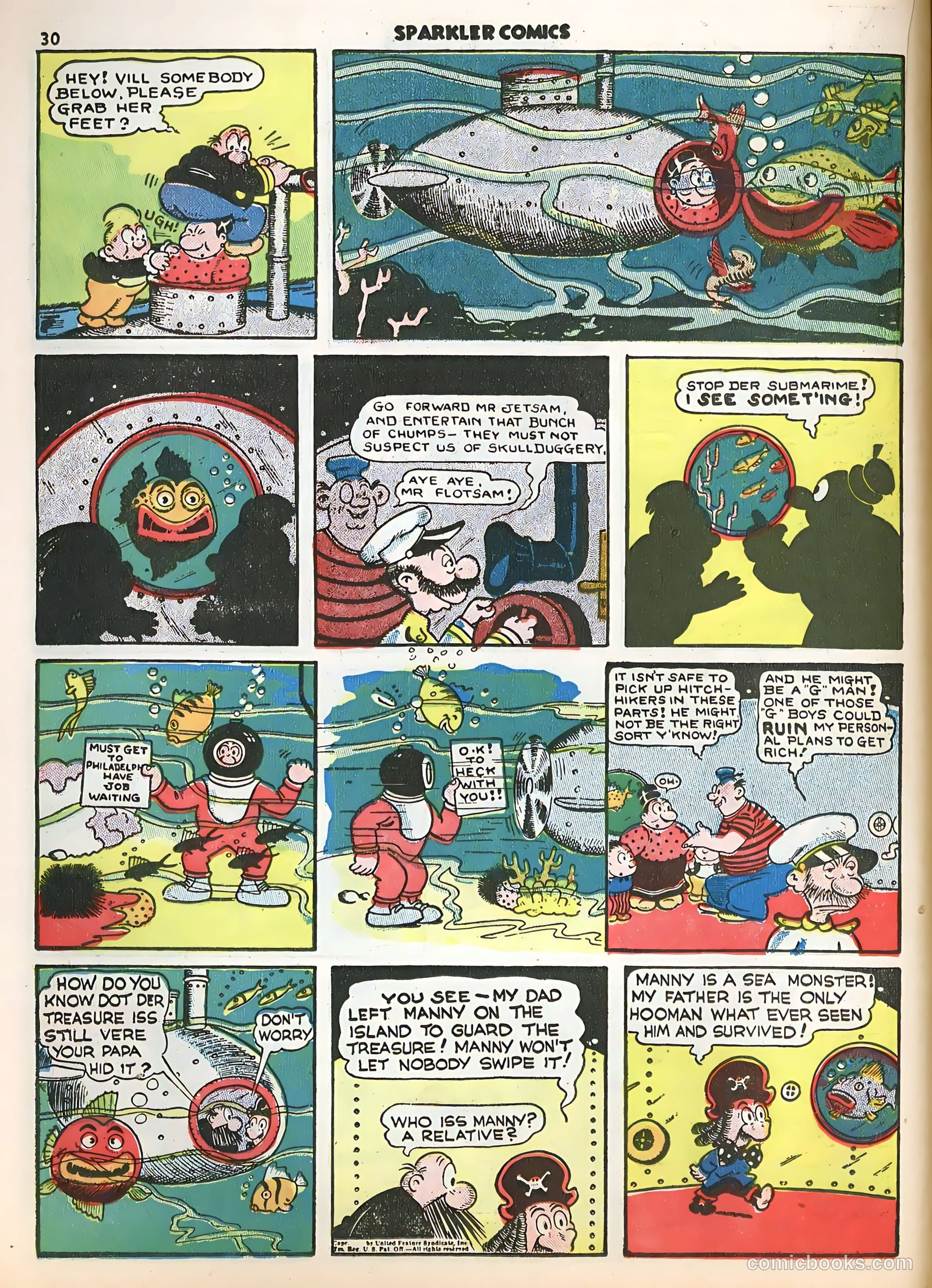 Sparkle Comics #9 (1950) — page 27 of 55