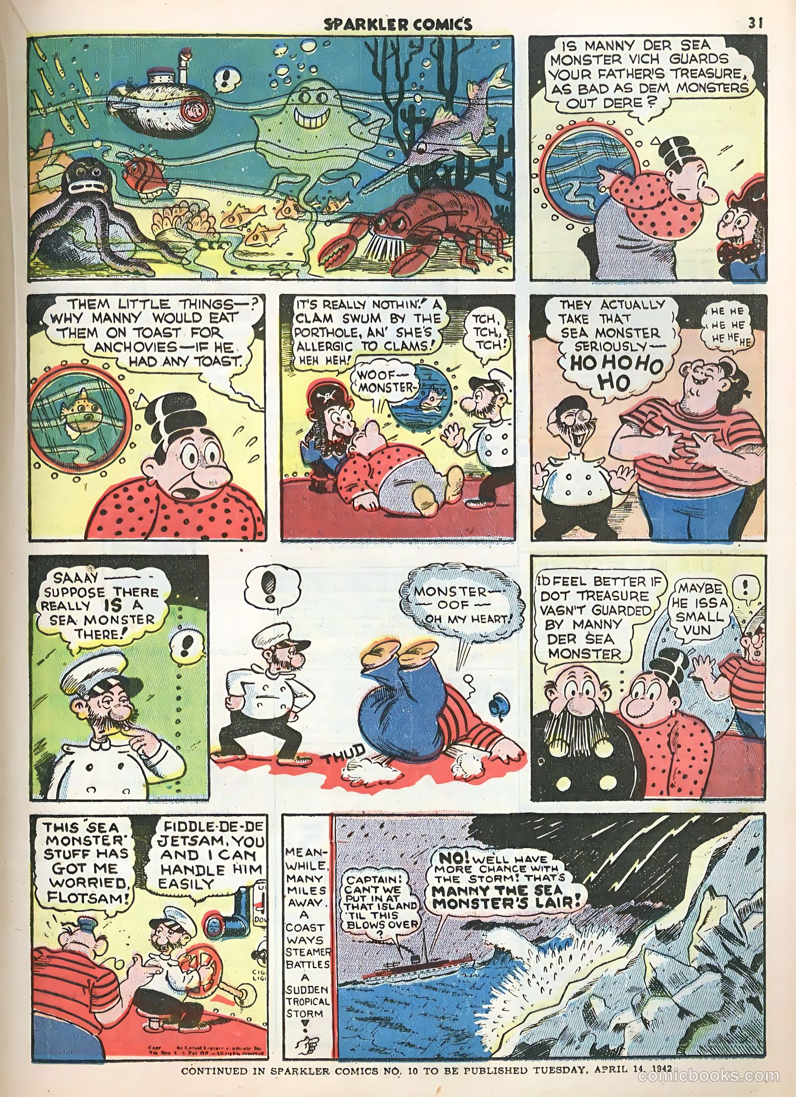 Sparkle Comics #9 (1950) — page 28 of 55