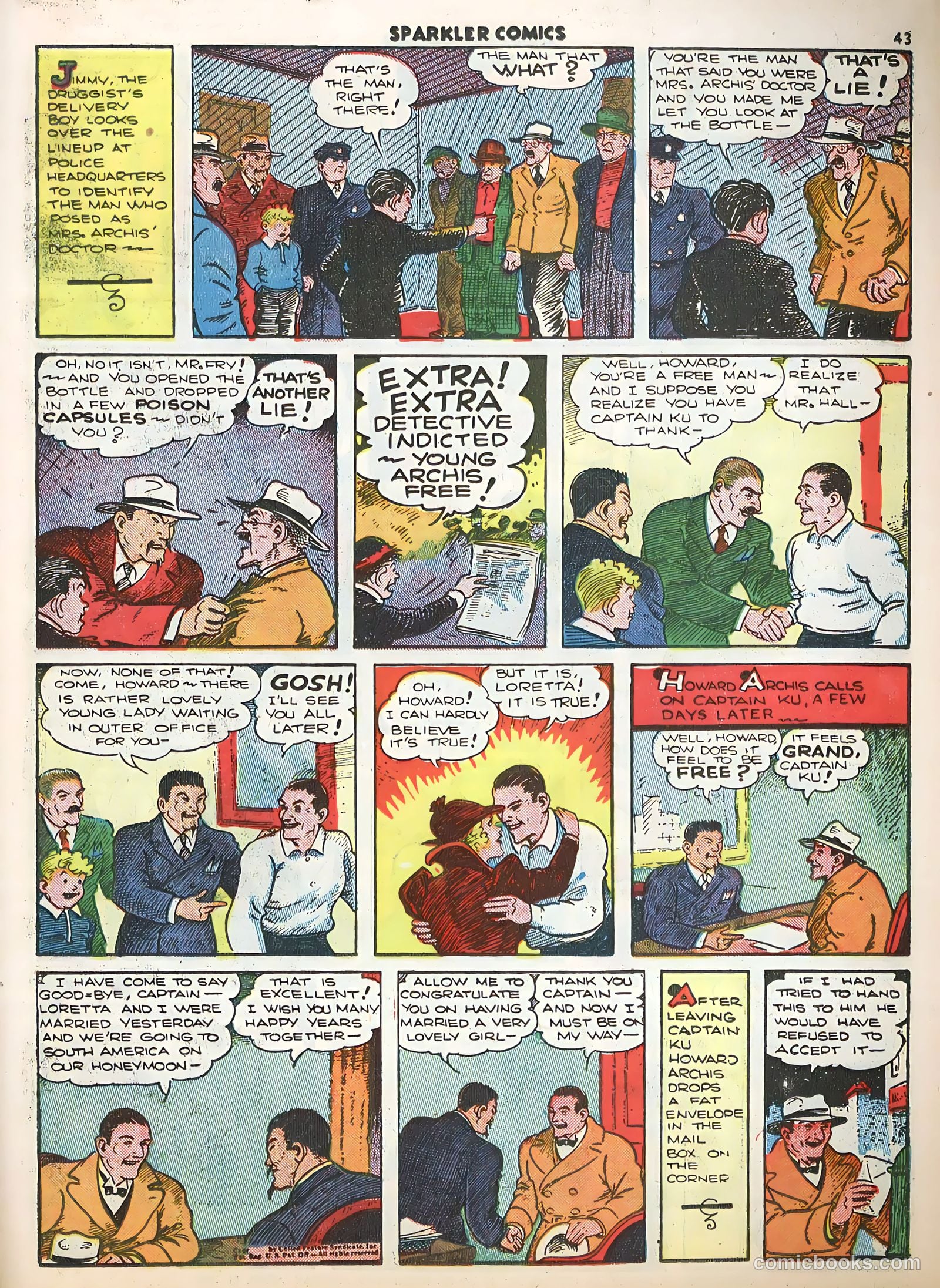 Sparkle Comics #9 (1950) — page 32 of 55