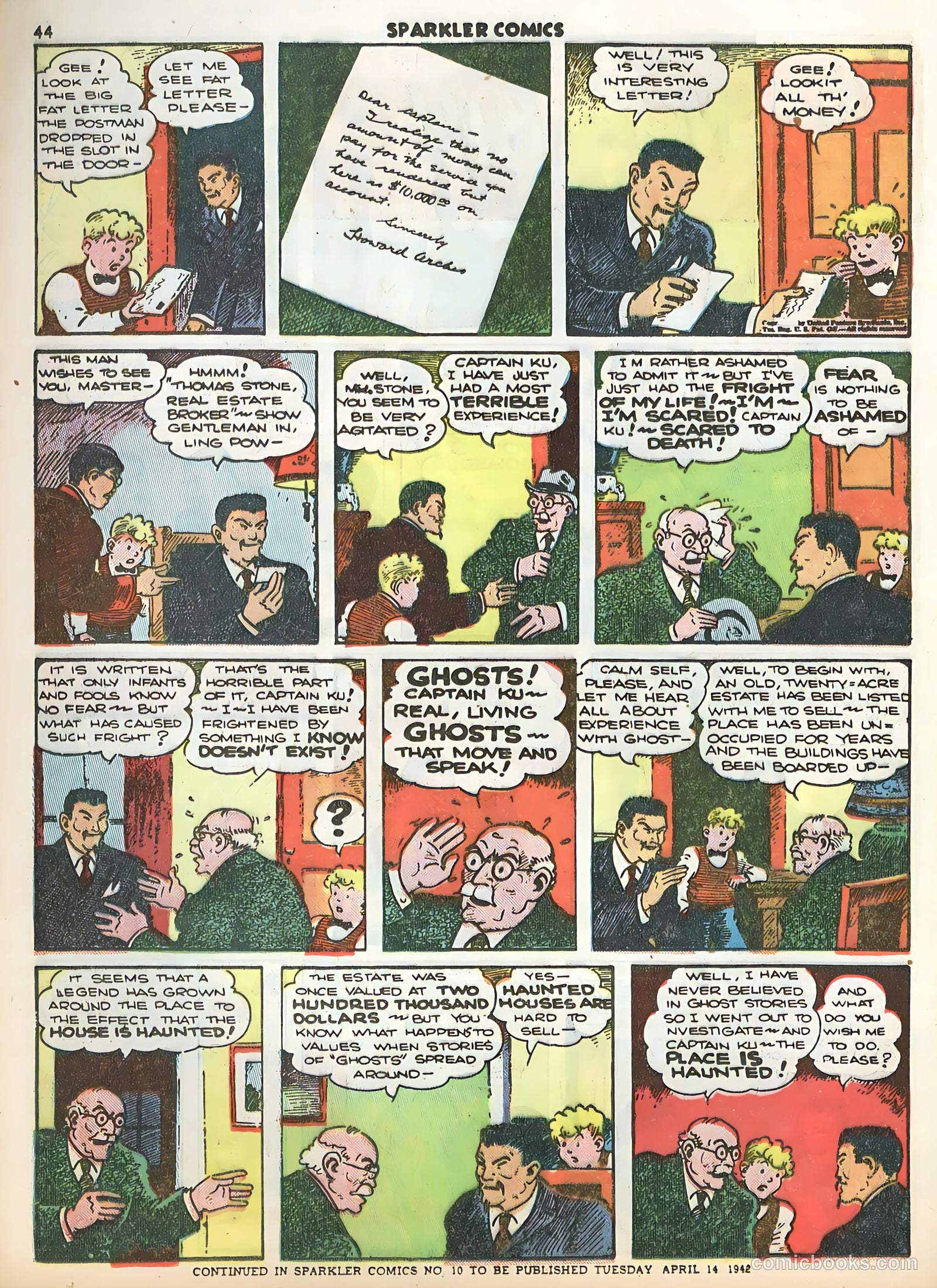 Sparkle Comics #9 (1950) — page 33 of 55