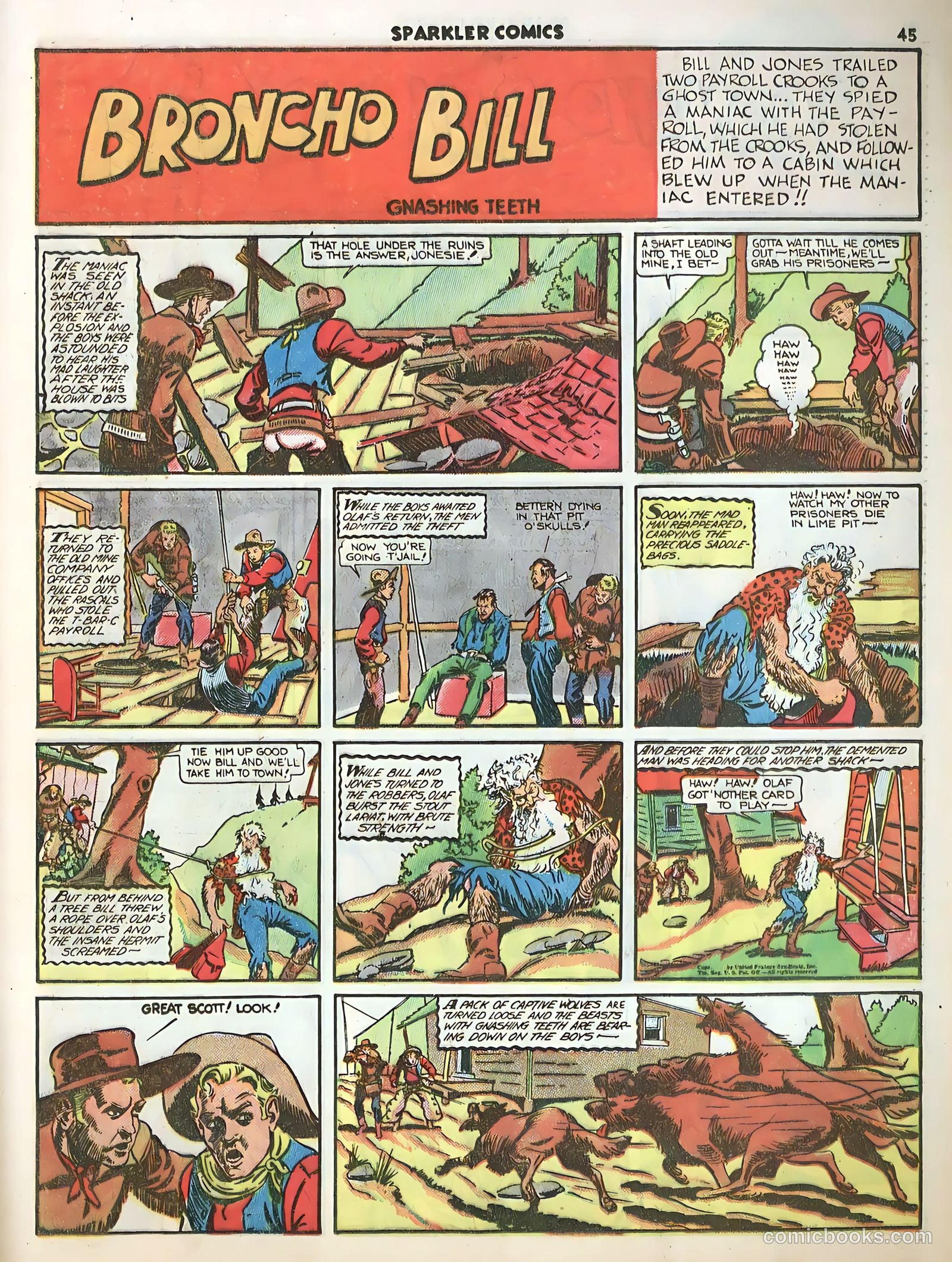 Sparkle Comics #9 (1950) — page 34 of 55