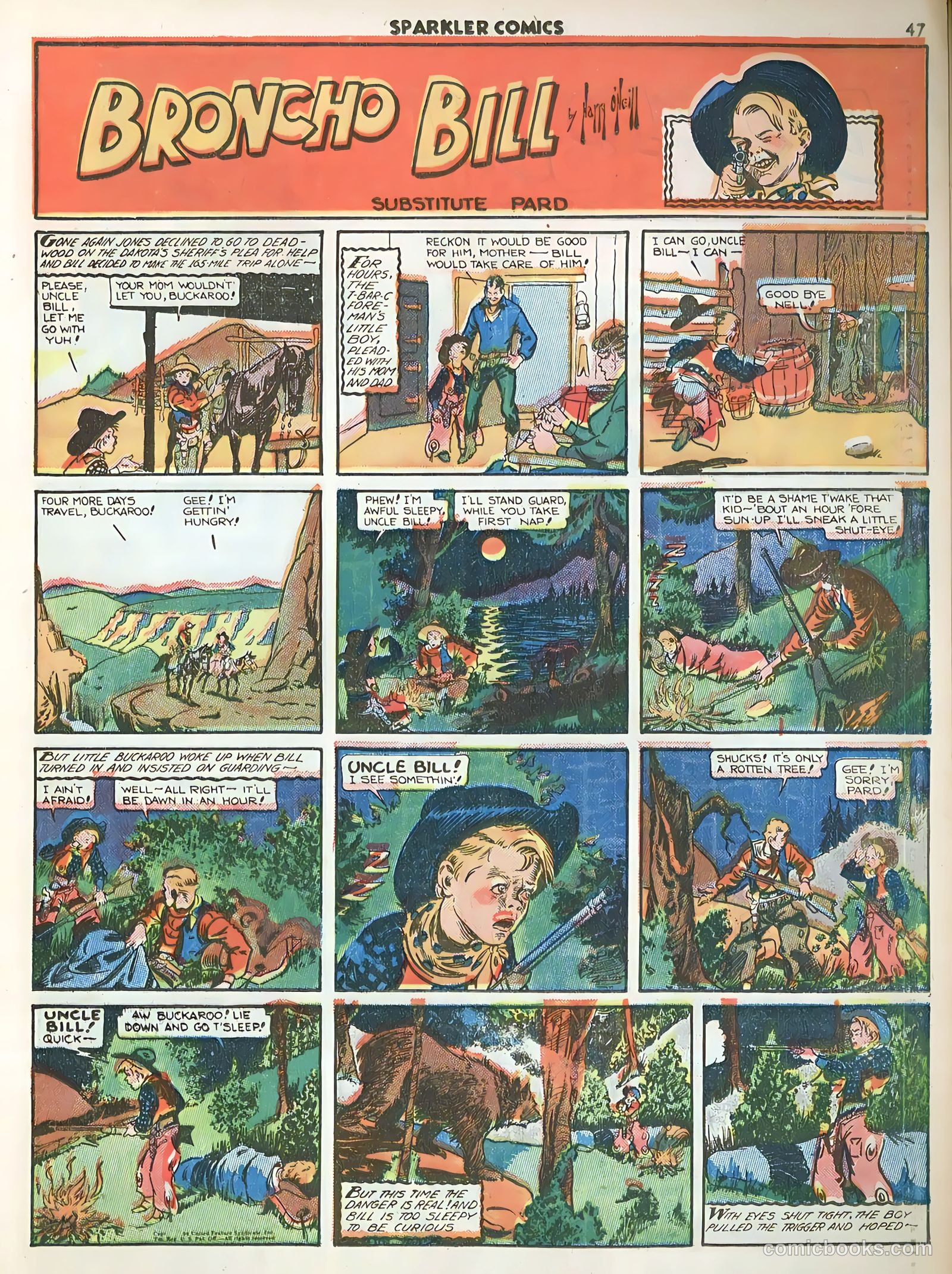 Sparkle Comics #9 (1950) — page 36 of 55