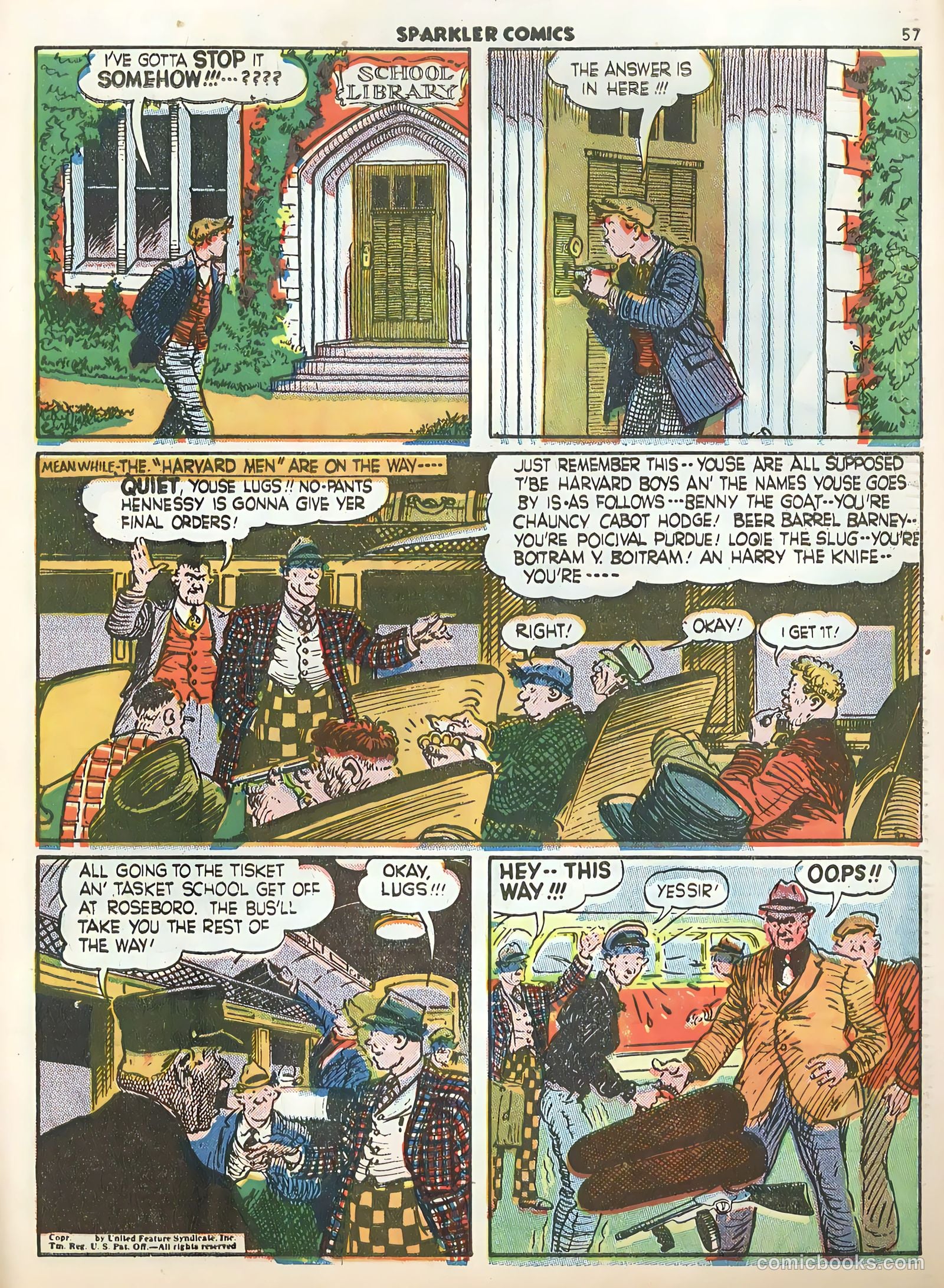 Sparkle Comics #9 (1950) — page 46 of 55