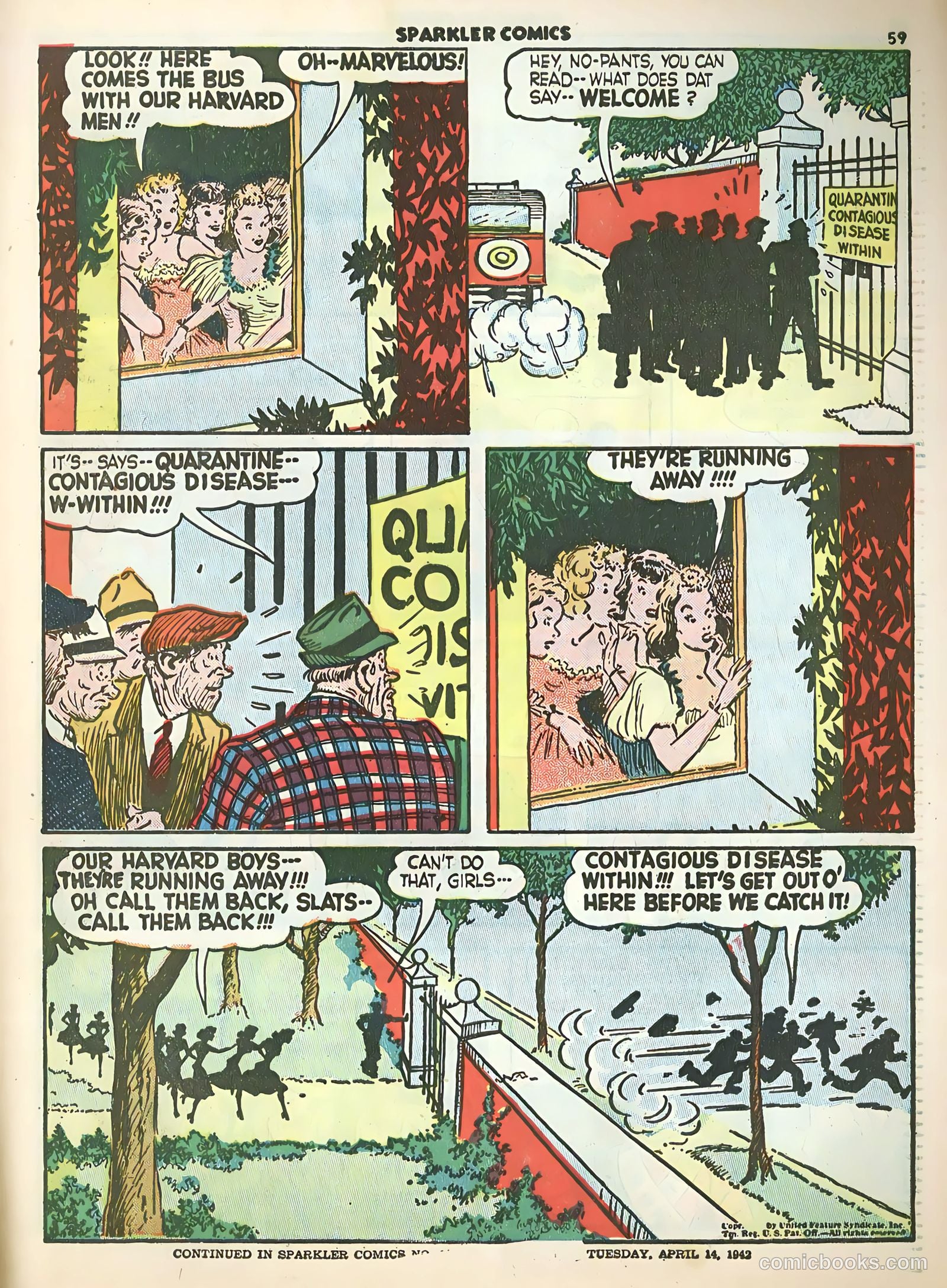 Sparkle Comics #9 (1950) — page 48 of 55