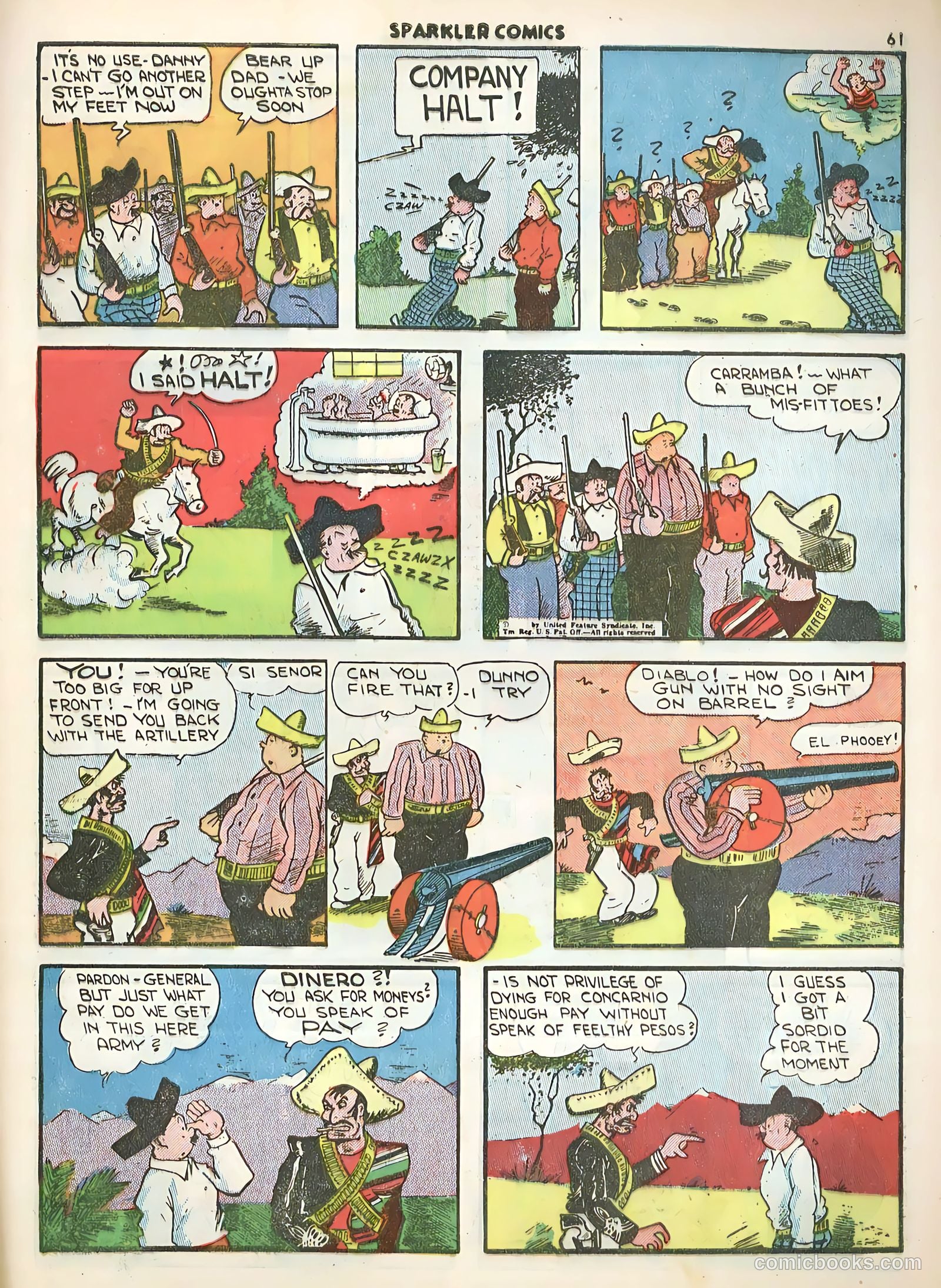 Sparkle Comics #9 (1950) — page 50 of 55