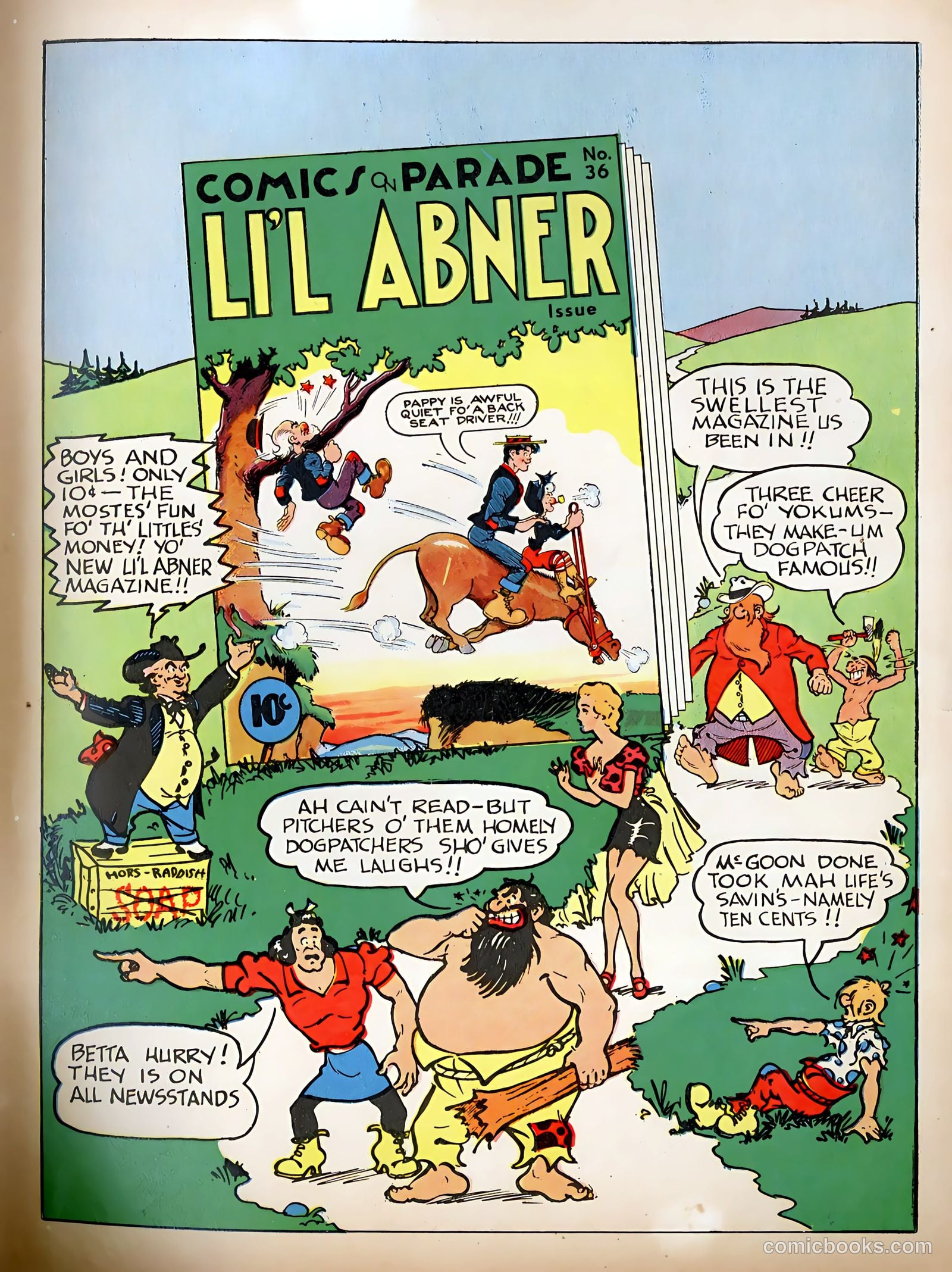 Sparkle Comics #9 (1950) — page 54 of 55