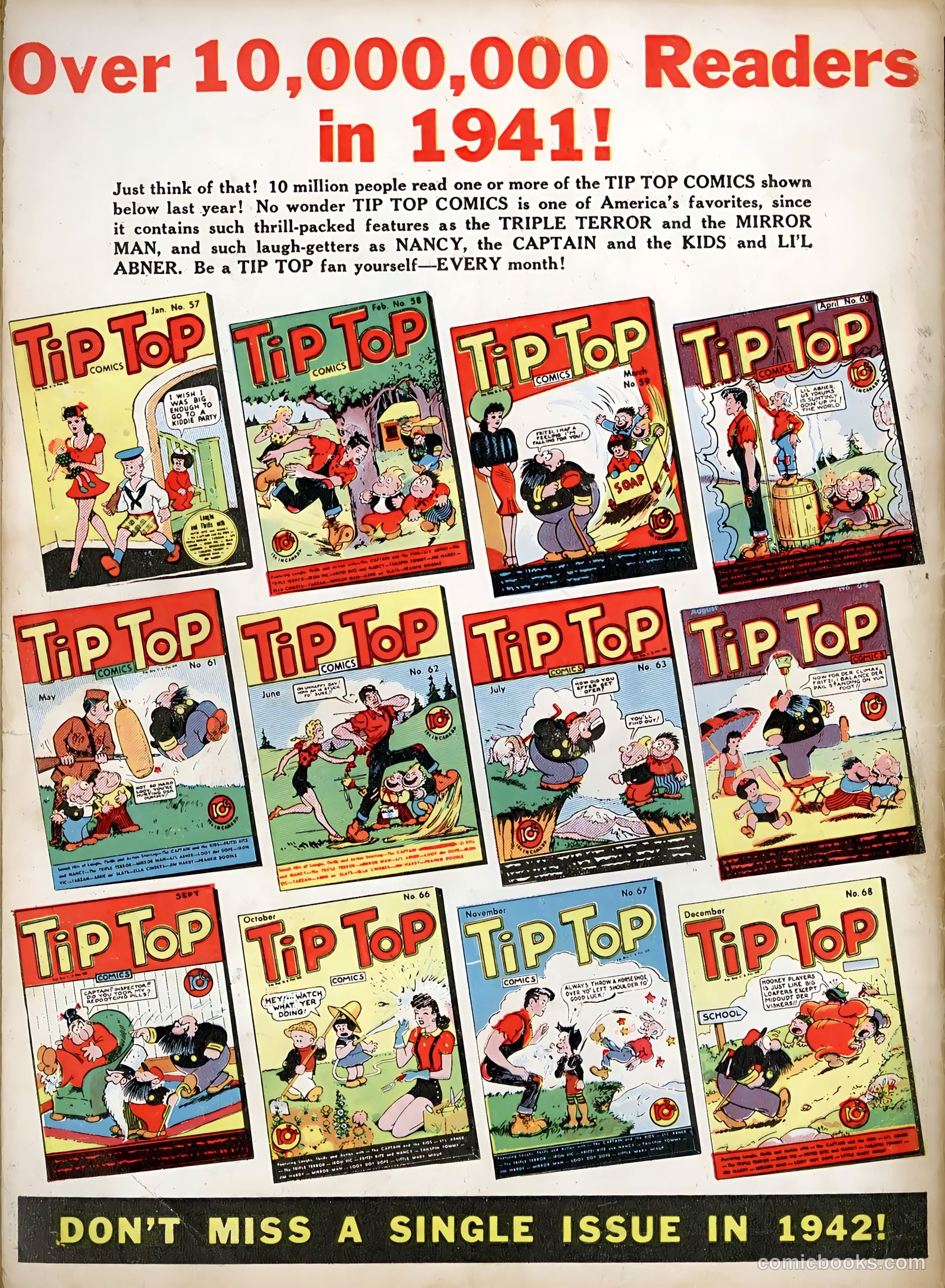 Sparkle Comics #9 (1950) — page 55 of 55