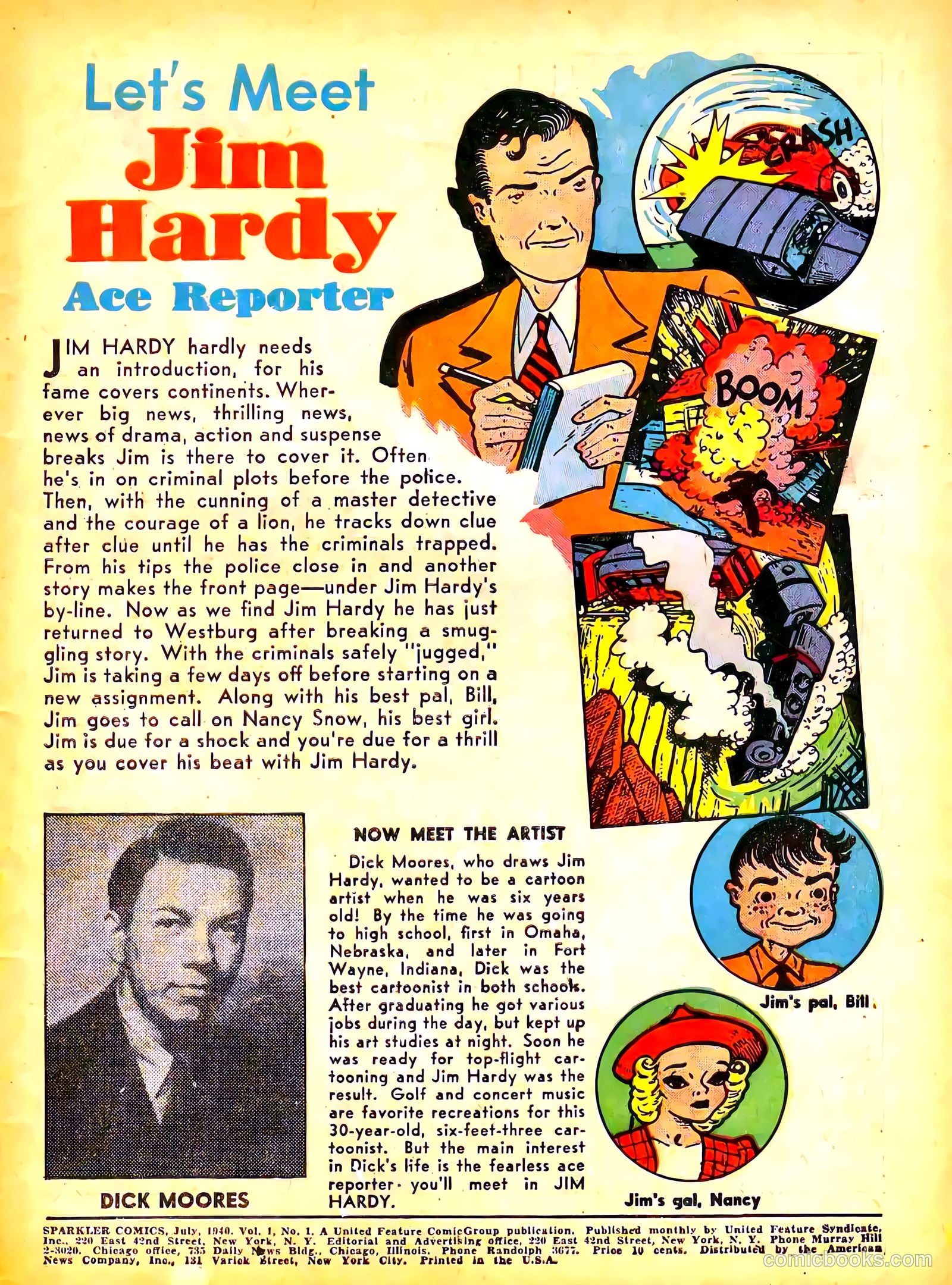 Sparkler Comics #1 (1940) — page 3 of 68
