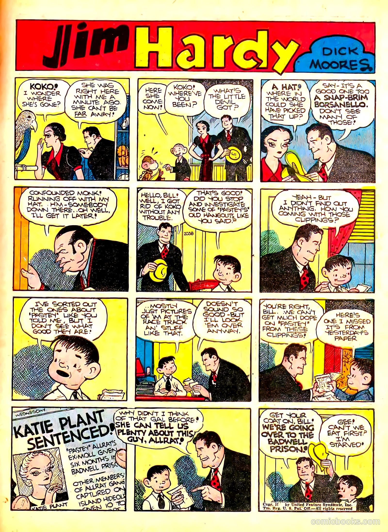 Sparkler Comics #1 (1940) — page 59 of 68