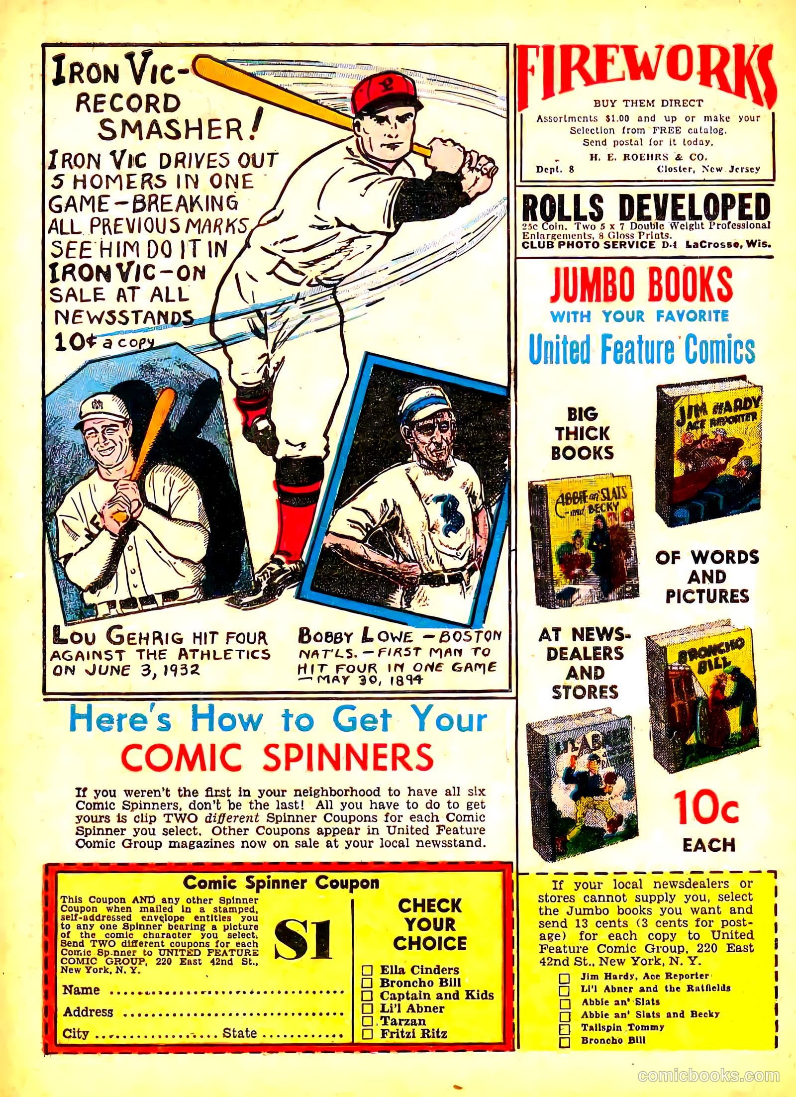 Sparkler Comics #1 (1940) — page 66 of 68