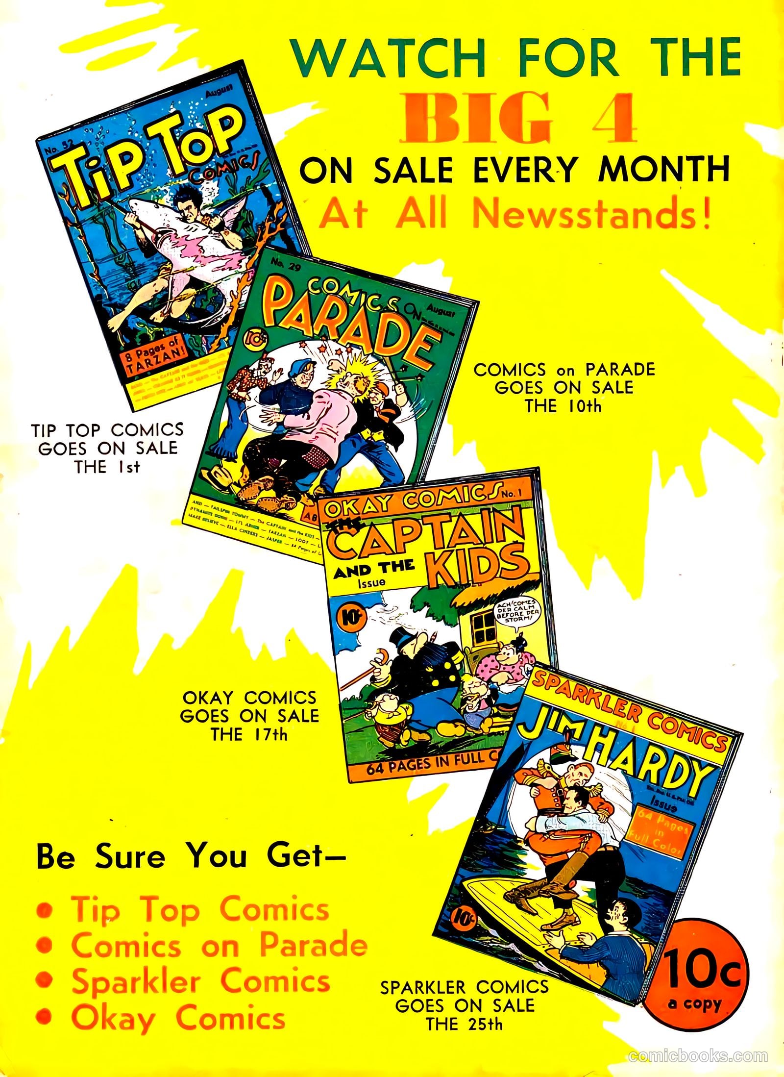 Sparkler Comics #1 (1940) — page 68 of 68