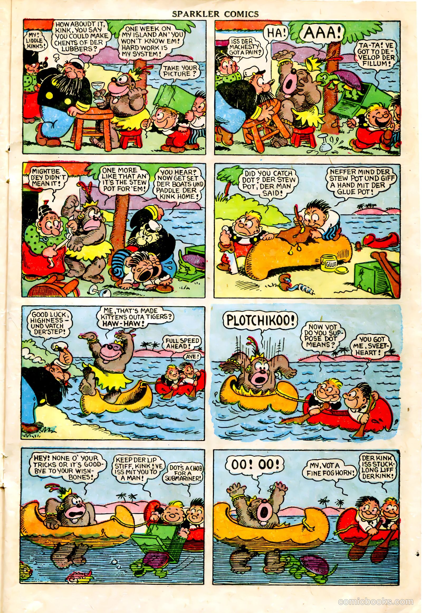 Sparkler Comics #103 (1952) — page 7 of 25