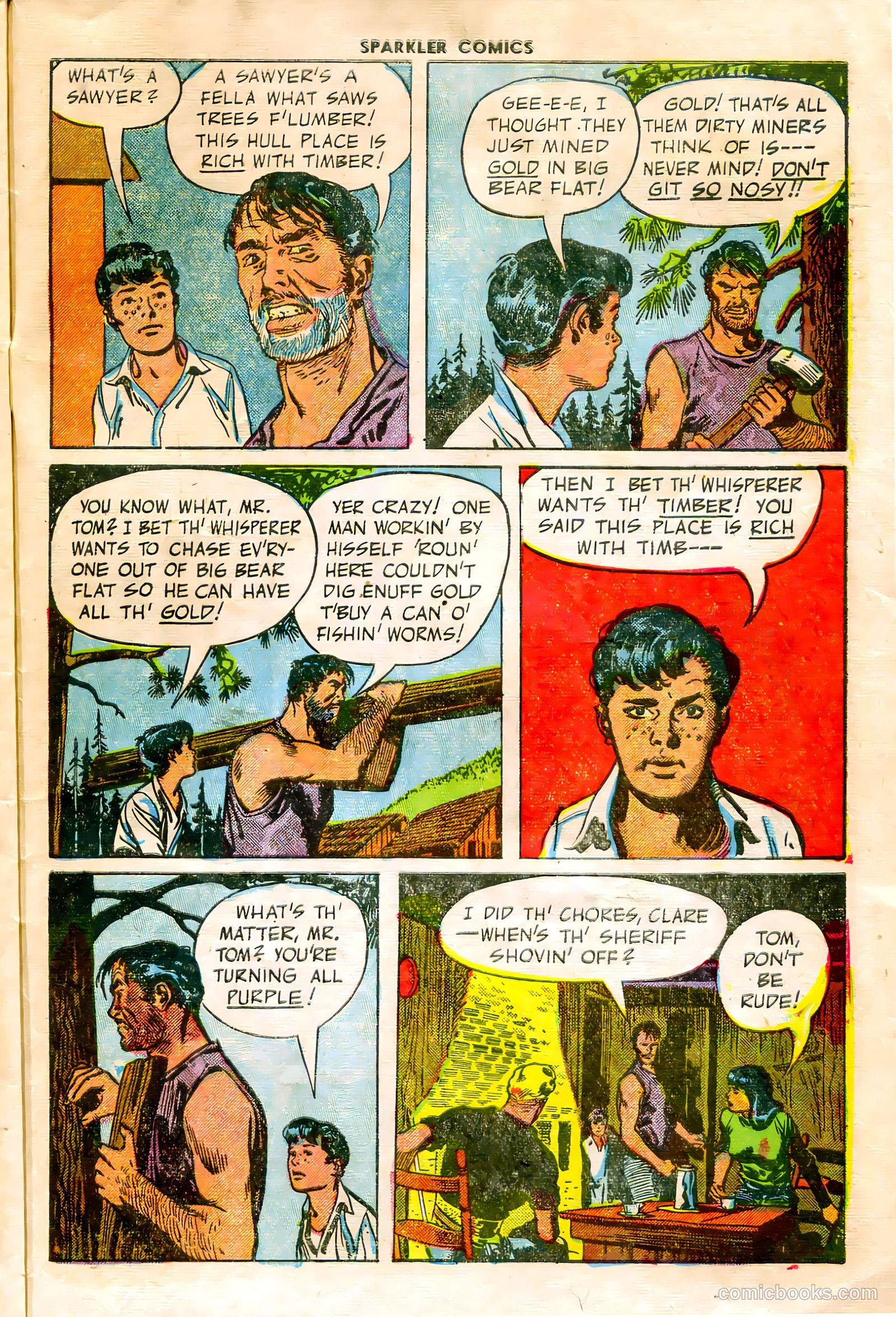 Sparkler Comics #104 (1952) — page 19 of 24
