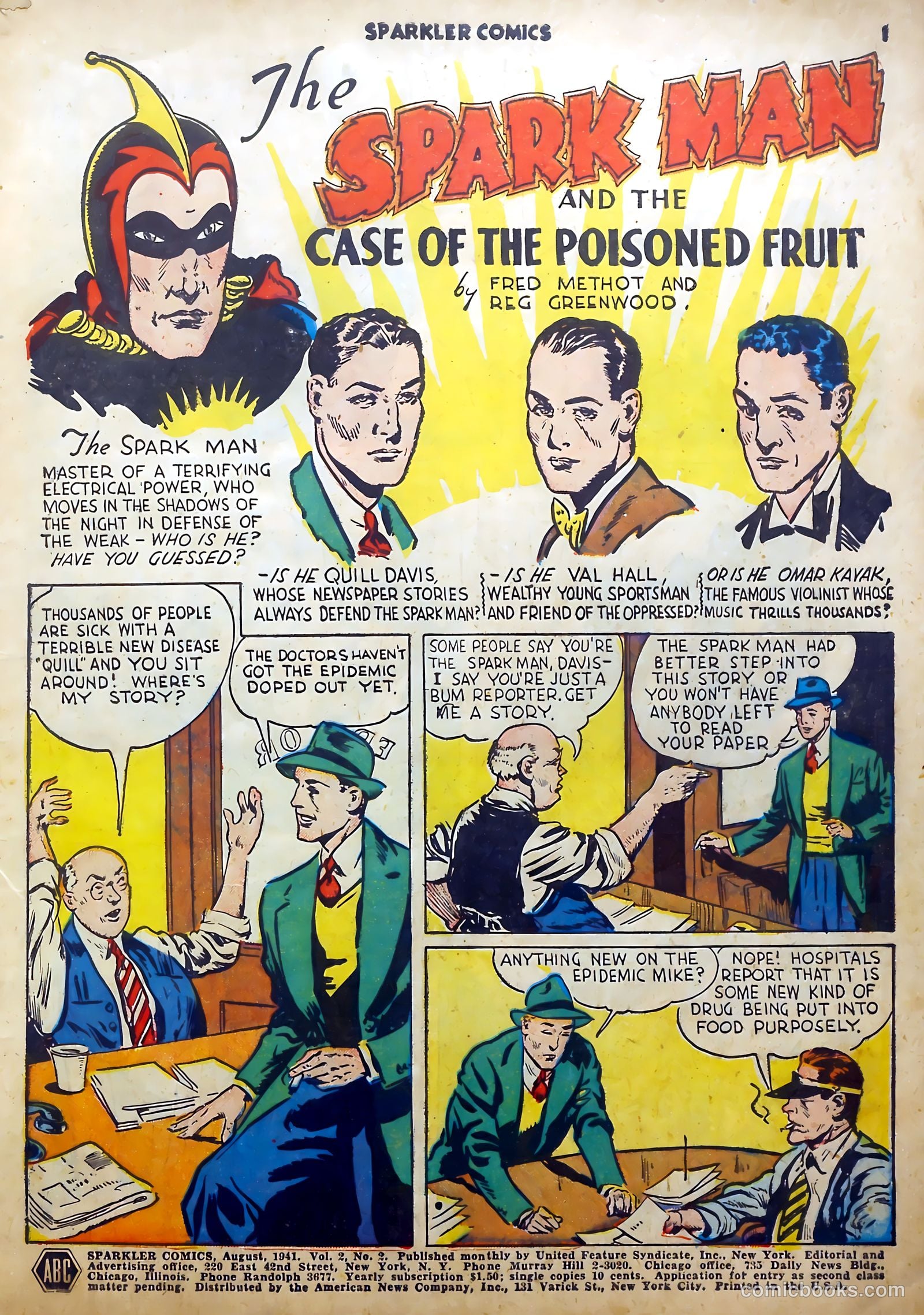 Sparkler Comics #2 (1940) — page 3 of 54