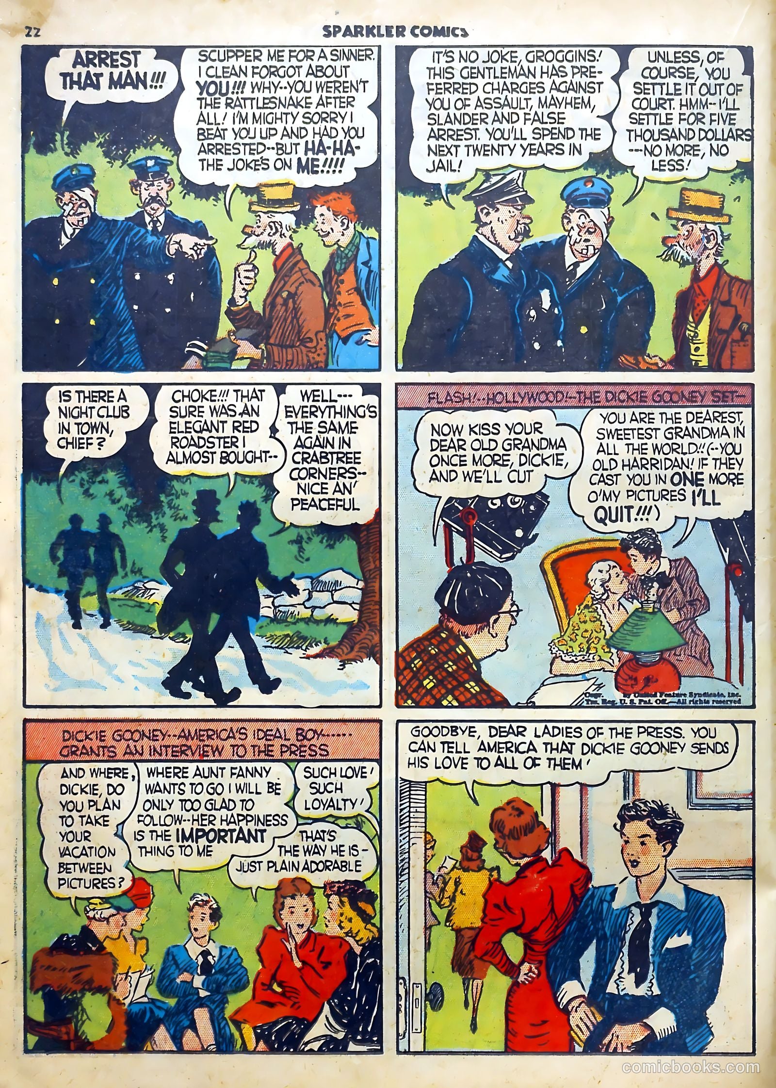 Sparkler Comics #2 (1940) — page 7 of 54