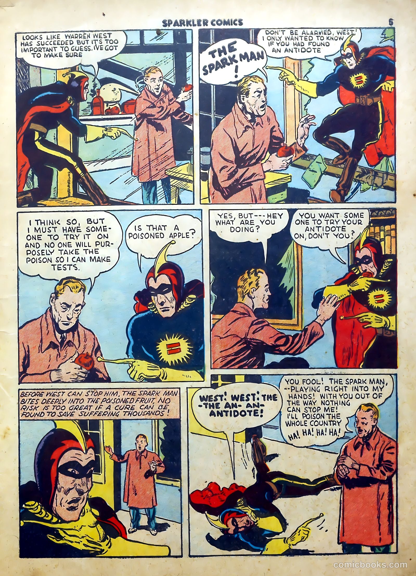 Sparkler Comics #2 (1940) — page 37 of 54