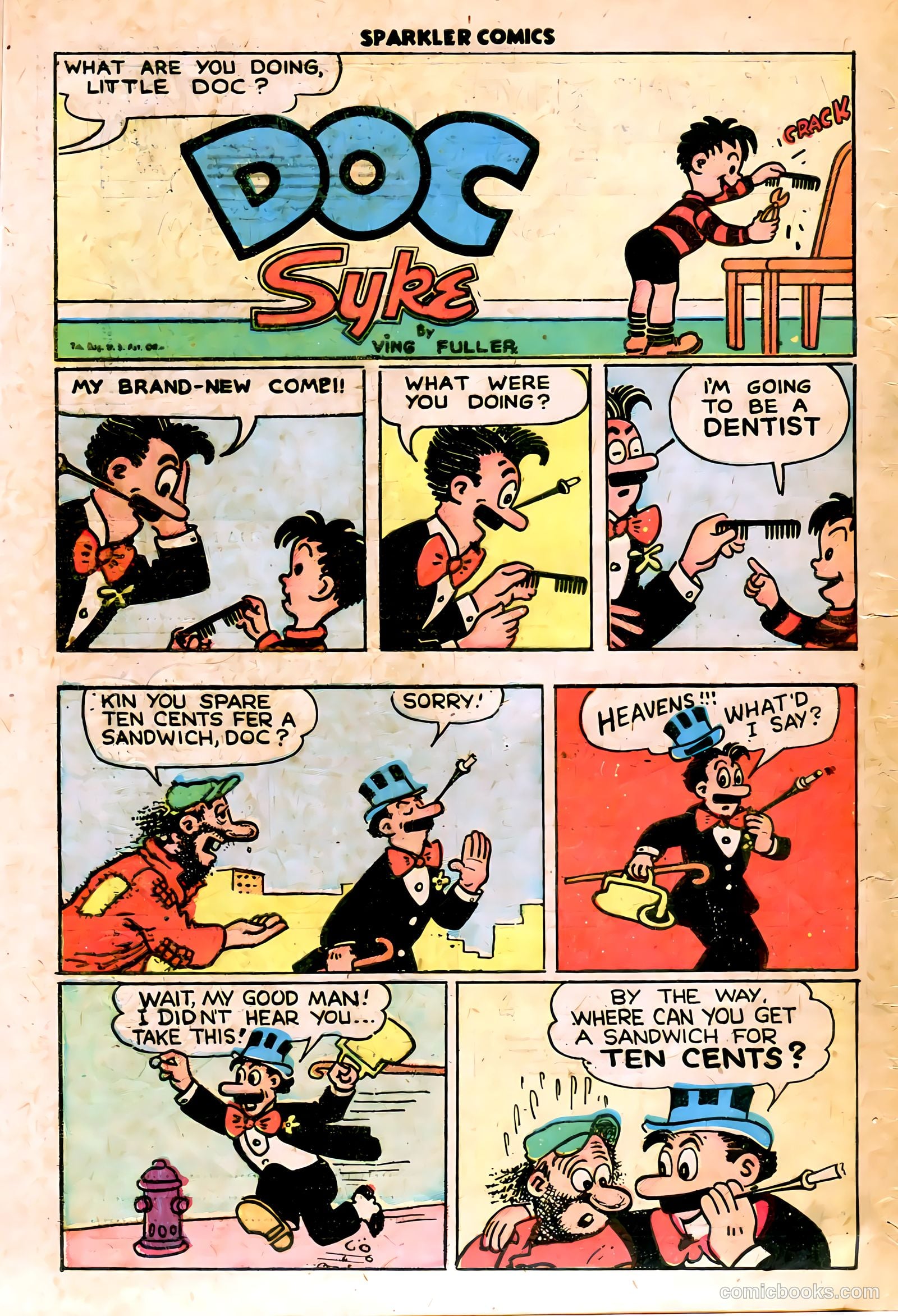 Sparkler Comics #84 (1948) — page 32 of 36