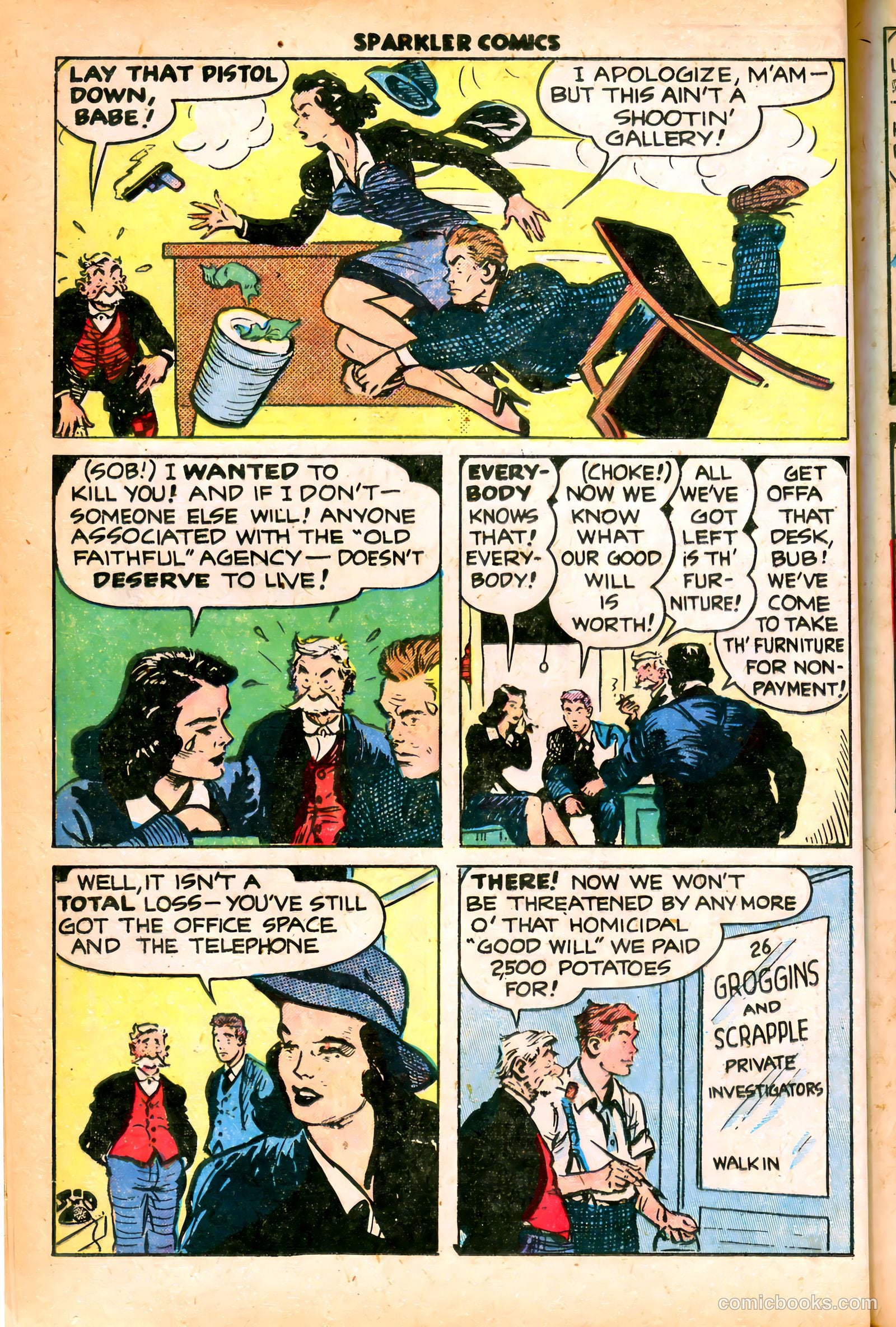 Sparkler Comics #85 (1949) — page 8 of 34