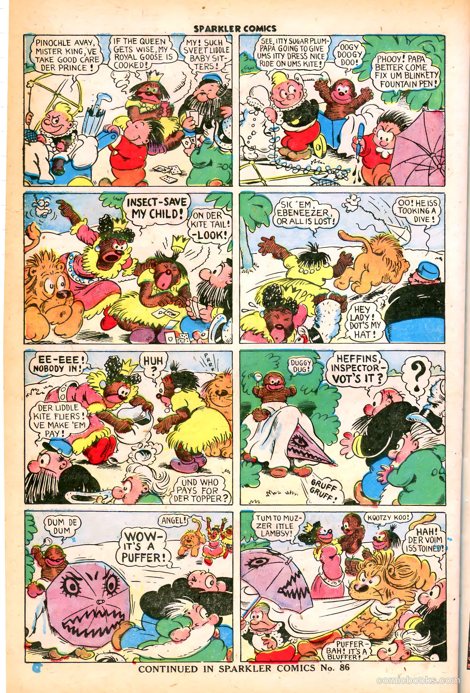 Sparkler Comics #85 (1949) — page 30 of 34