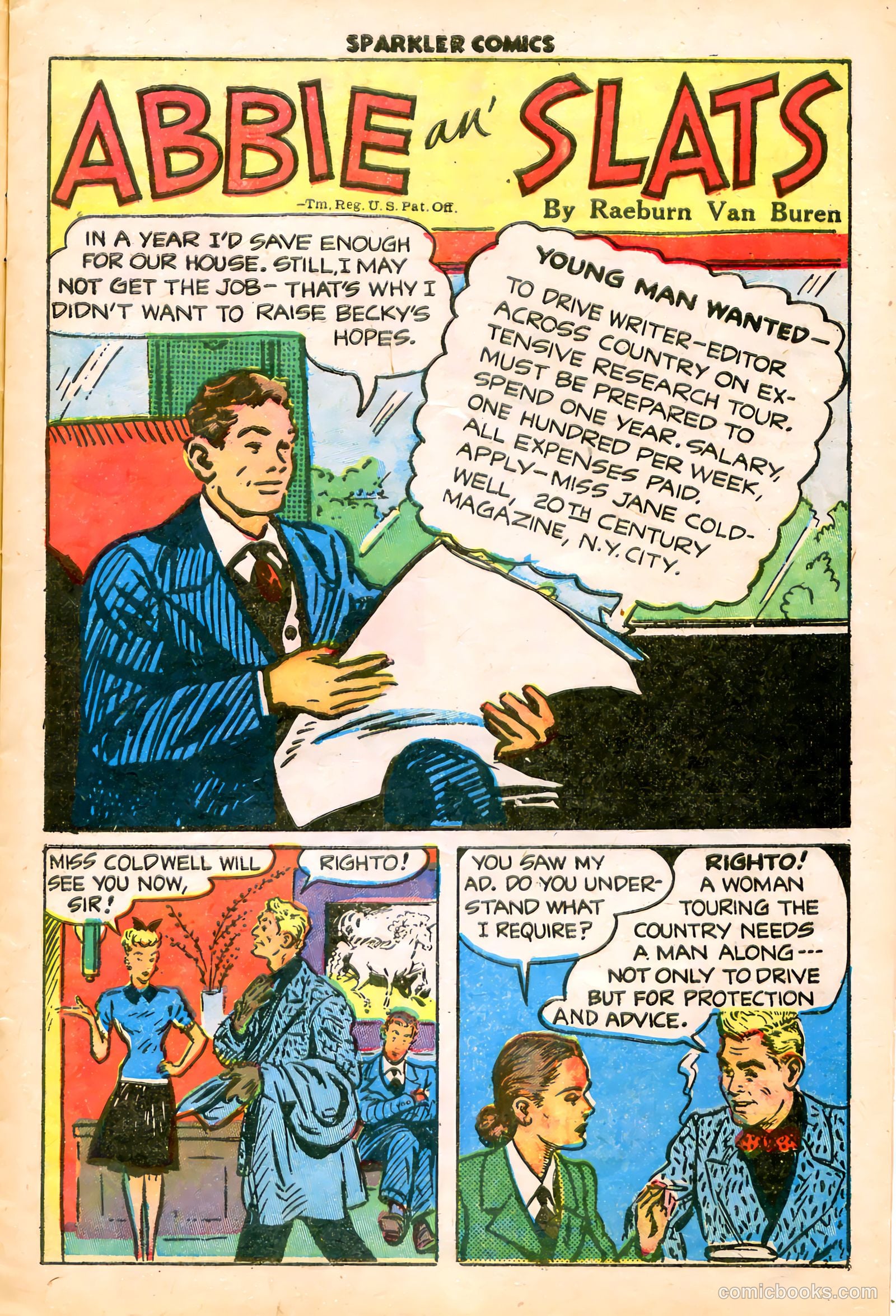 Sparkler Comics #86 (1949) — page 4 of 34