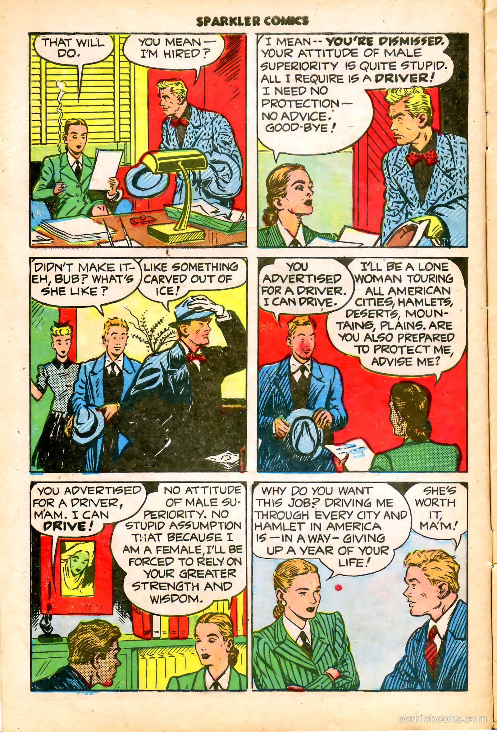 Sparkler Comics #86 (1949) — page 5 of 34
