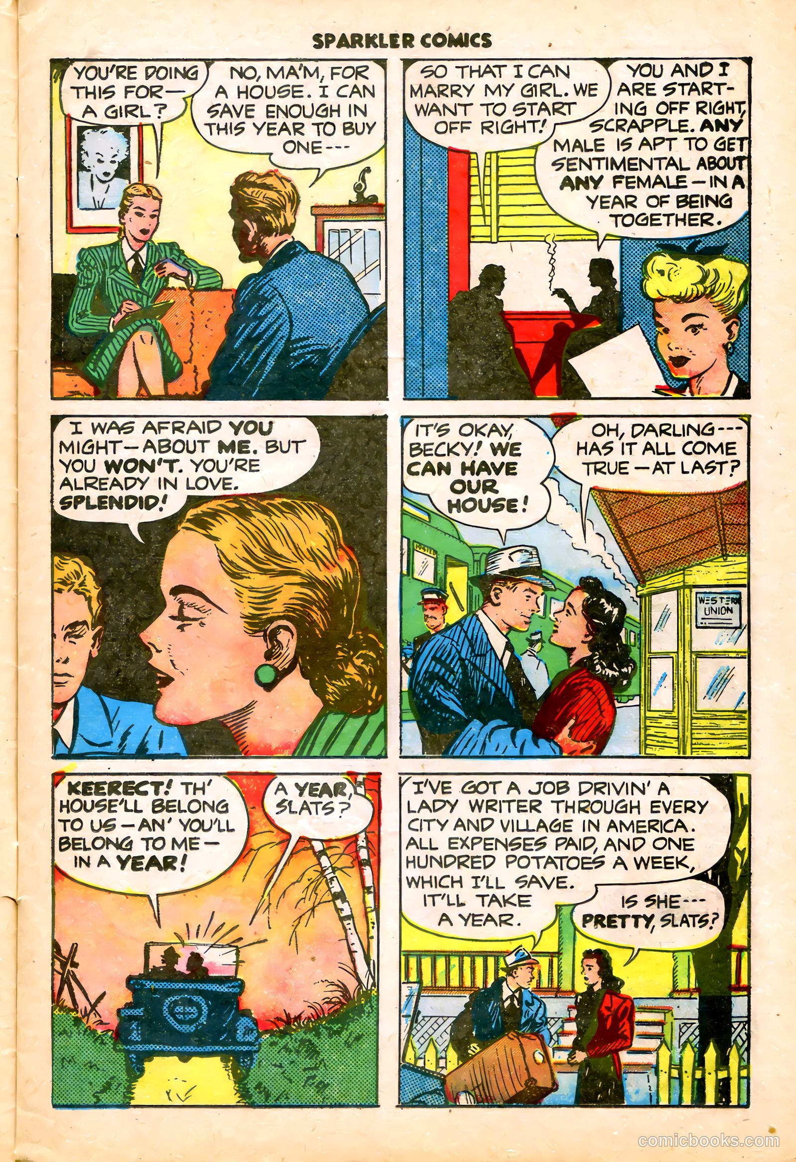Sparkler Comics #86 (1949) — page 6 of 34