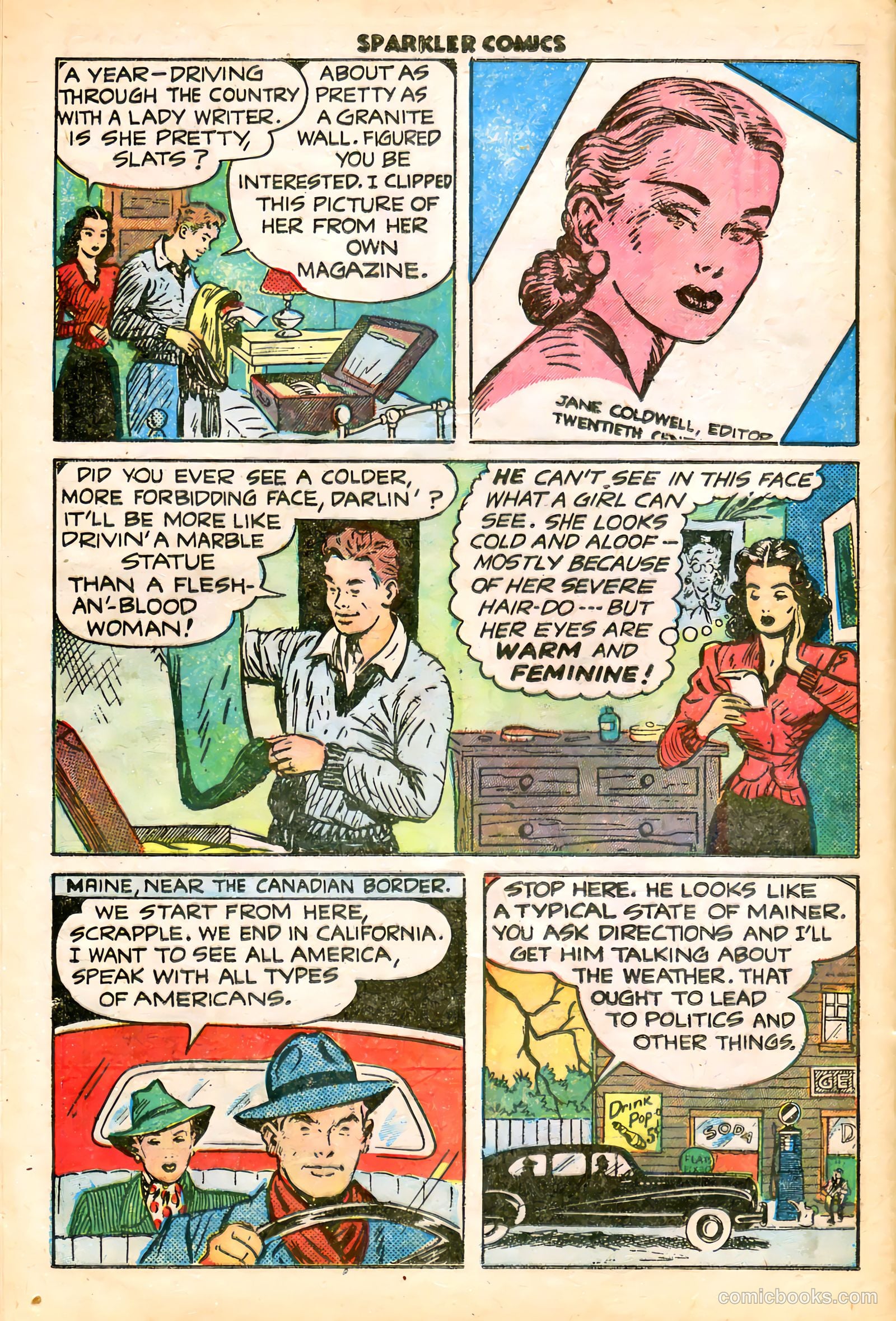 Sparkler Comics #86 (1949) — page 7 of 34