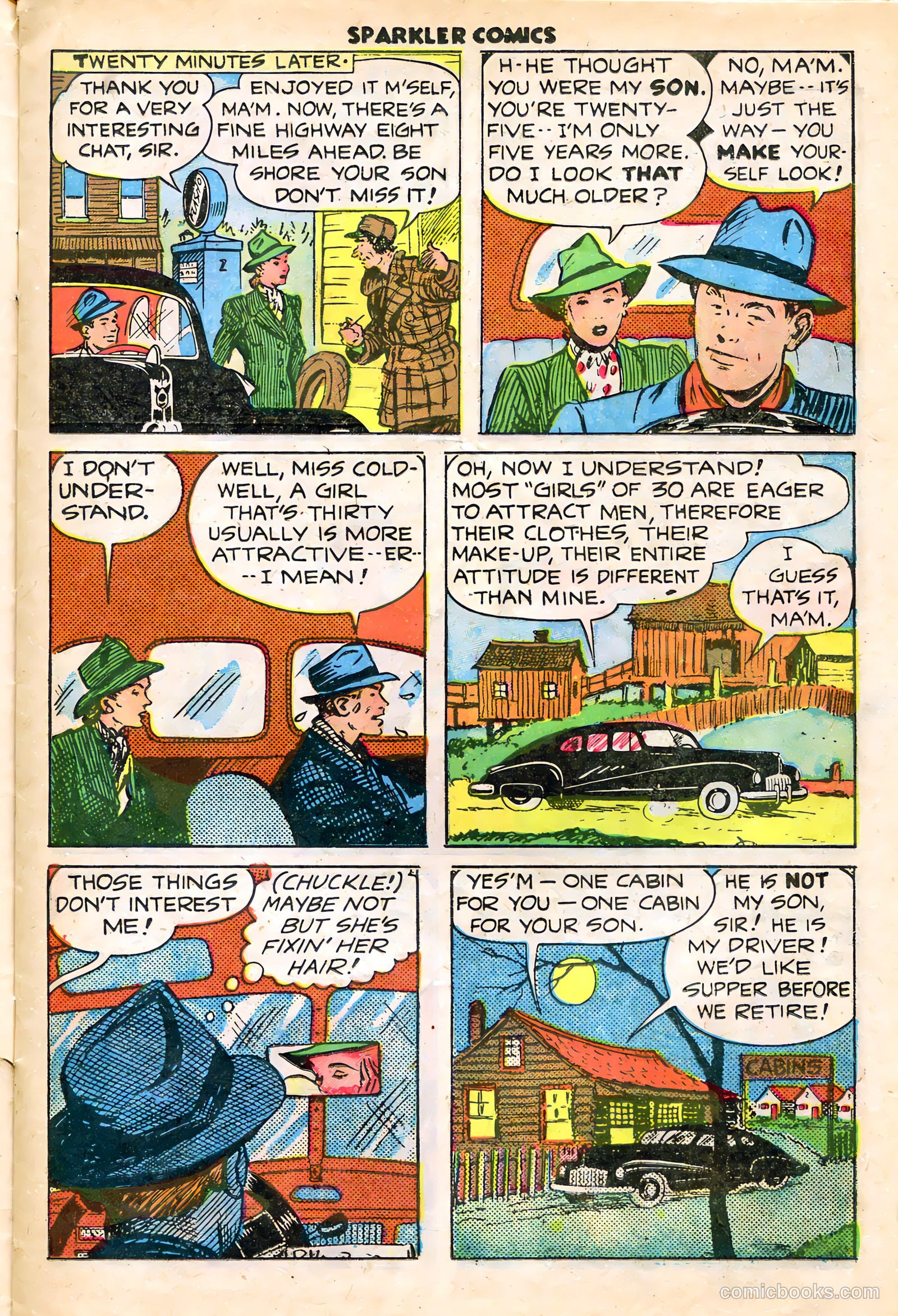 Sparkler Comics #86 (1949) — page 8 of 34